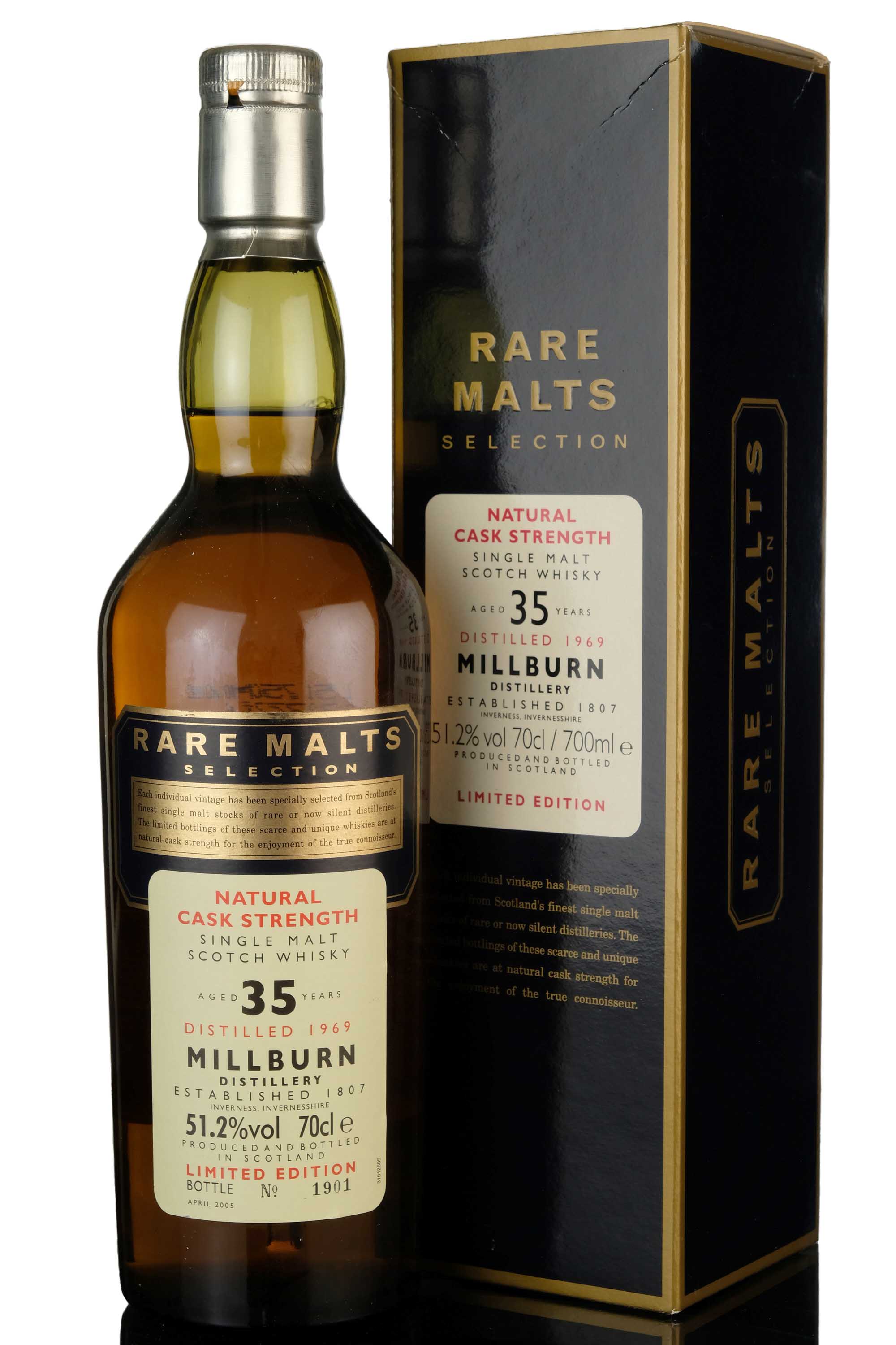 Millburn 1969-2005 - 35 Year Old - Rare Malts 51.2%