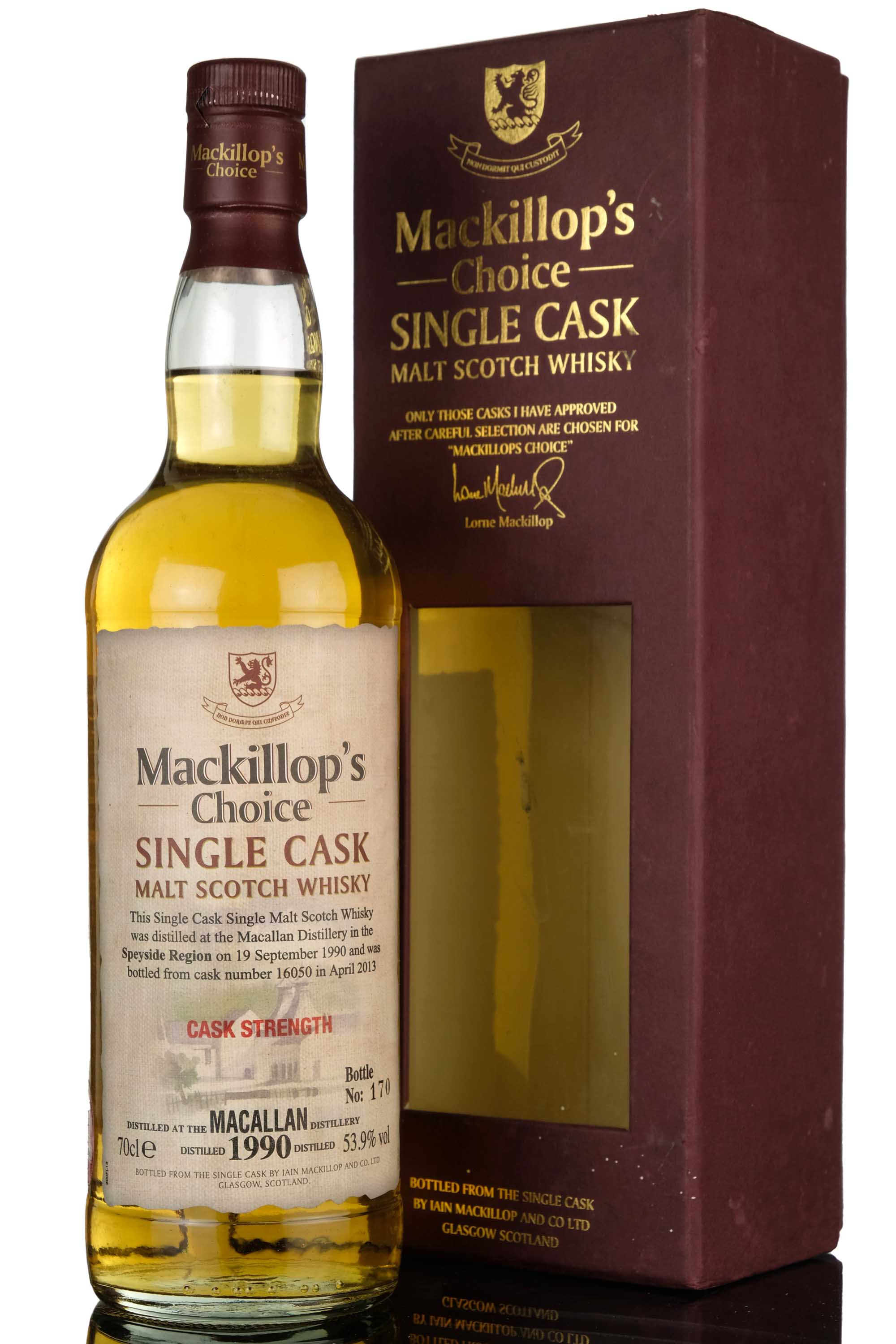 Macallan 1990 - 2013 22 Mackillops Choice Single Cask 16050