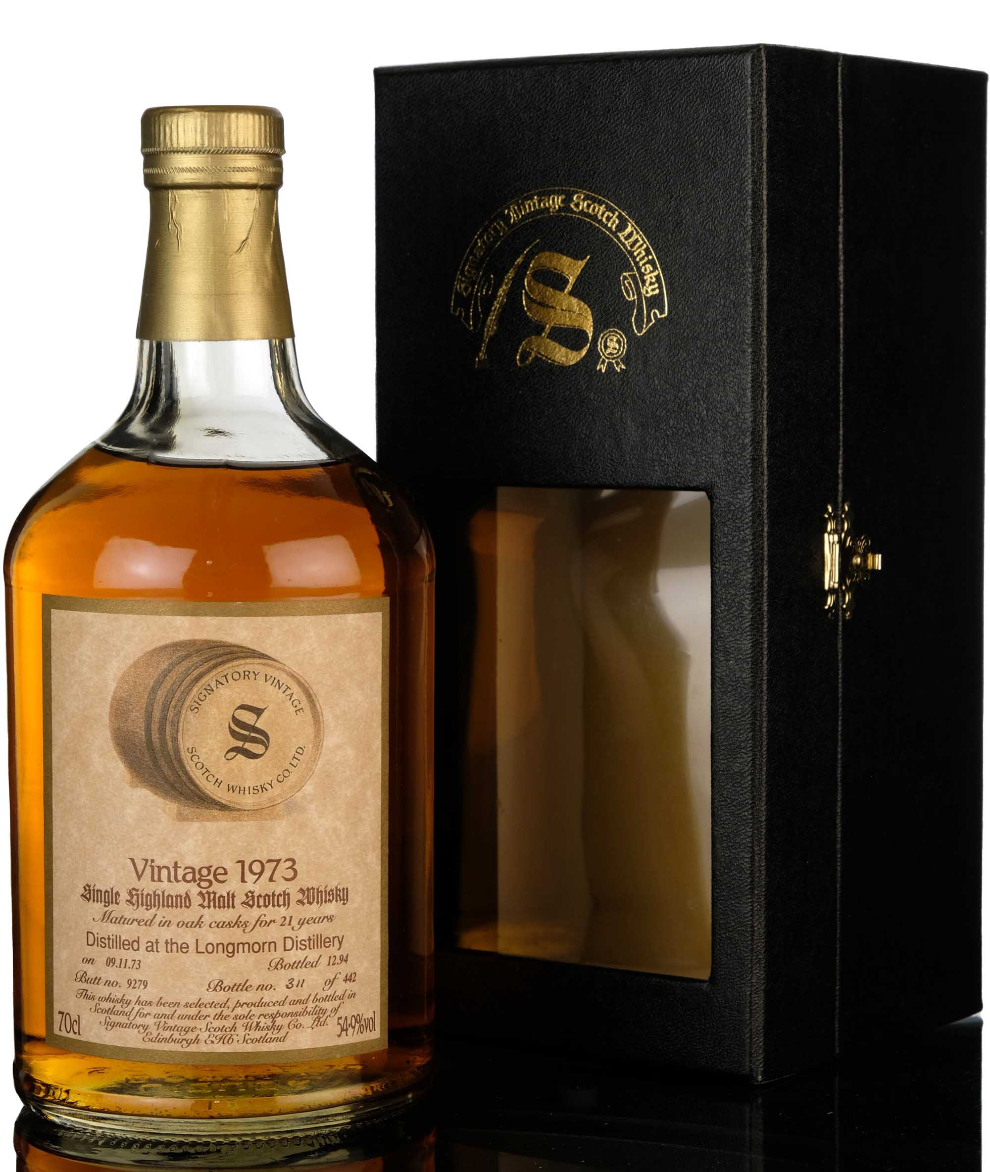Longmorn 1973 - 1994 21 Signatory Vintage Single Cask 9279
