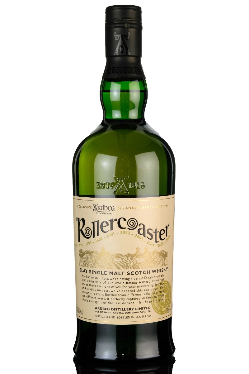 Ardbeg Rollercoaster Exclusive Committee 10th Anniversary Edition 2009