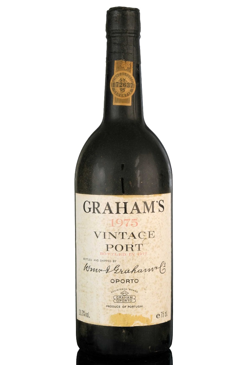 Grahams 1975 Vintage Port - Bottled 1977