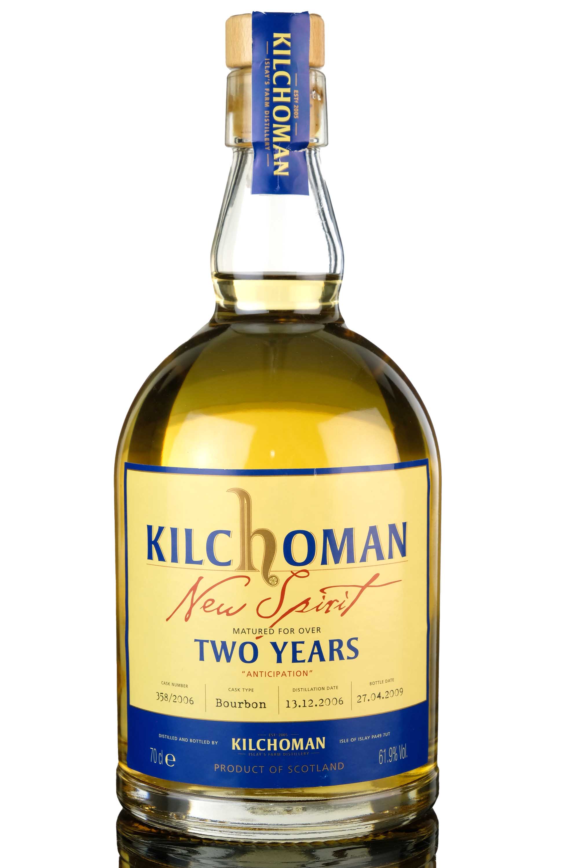 Kilchoman 2006-2009 - New Spirit