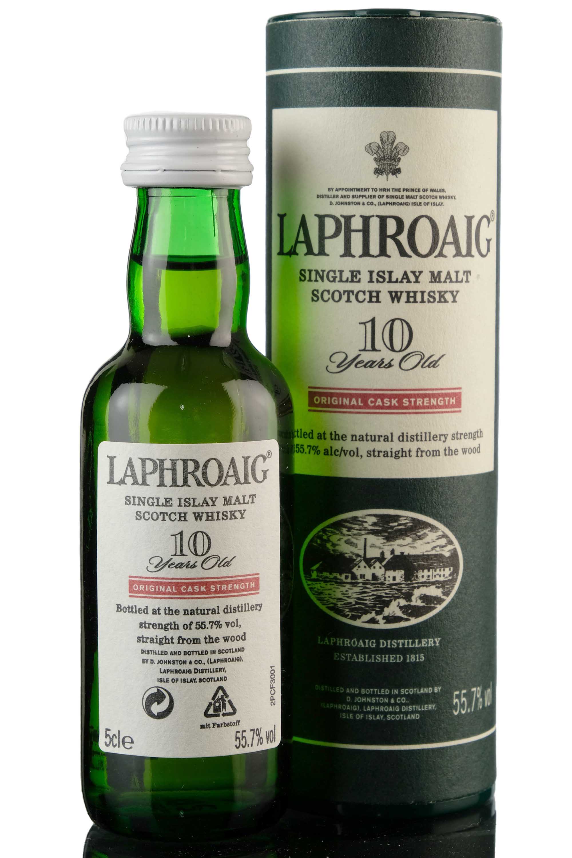 Laphroaig 10 Year Old - Cask Strength Miniature