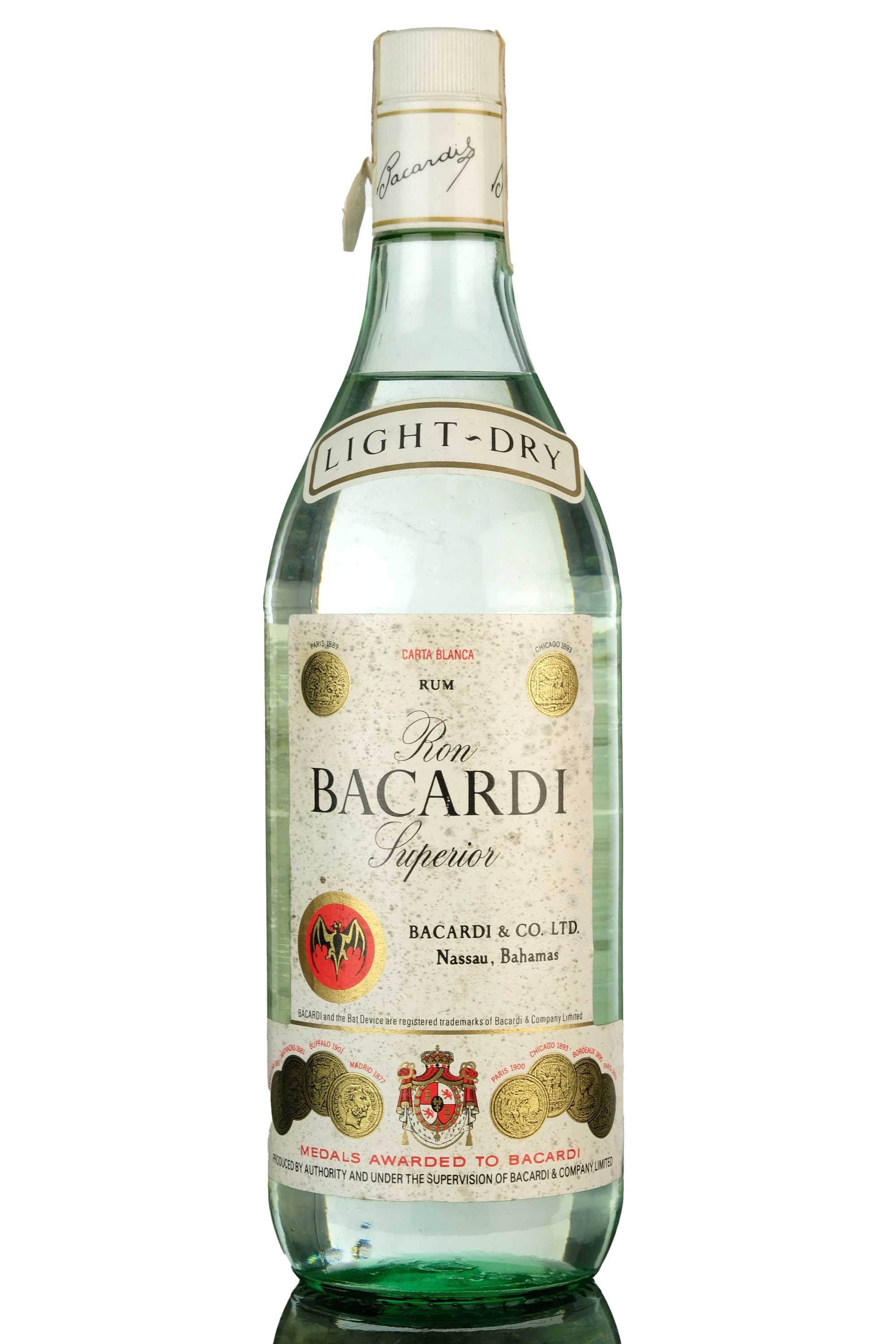 Bacardi White Rum - 1 Litre