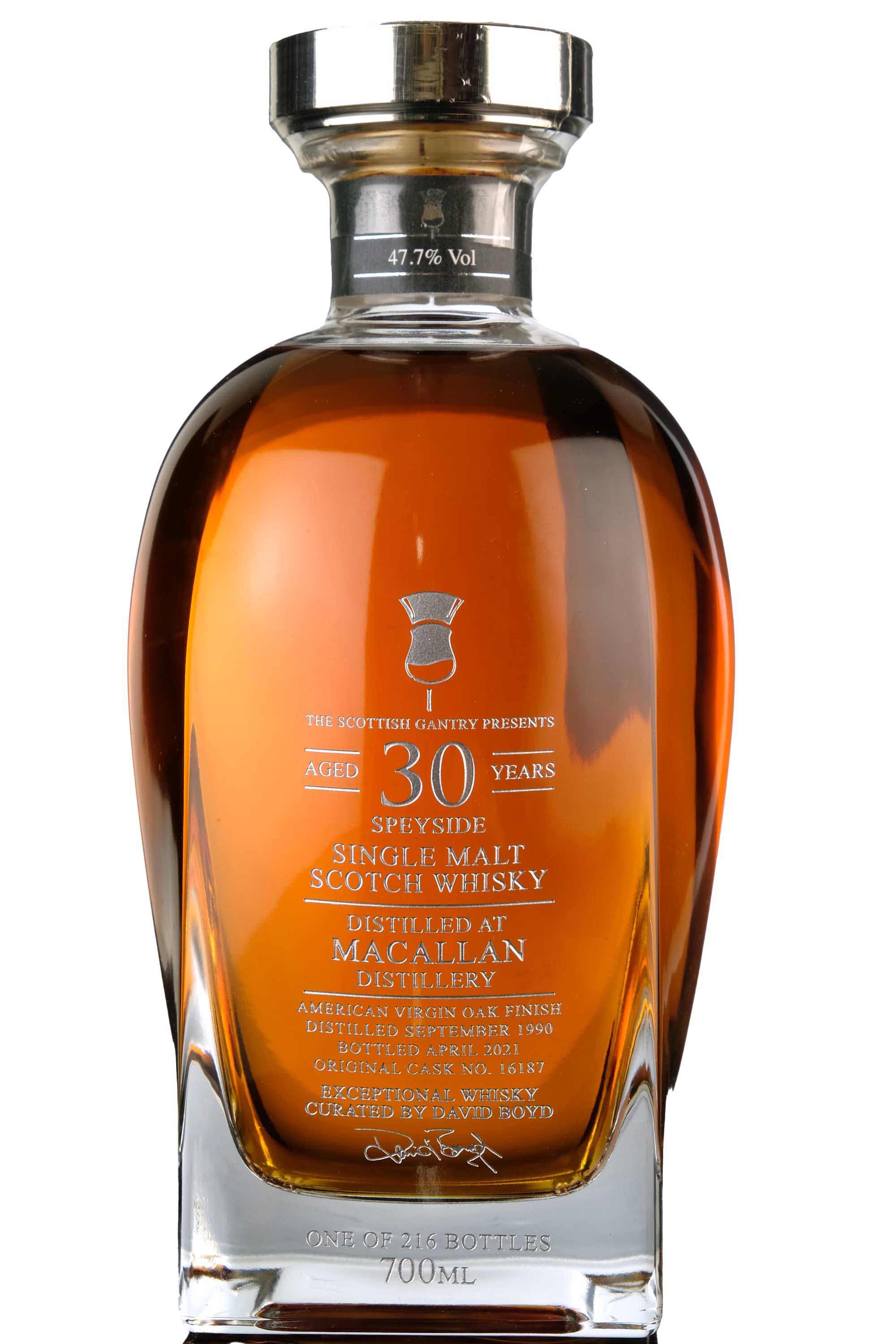 Macallan 1990 - 2021 30 Scottish Gantry Single Cask 16187