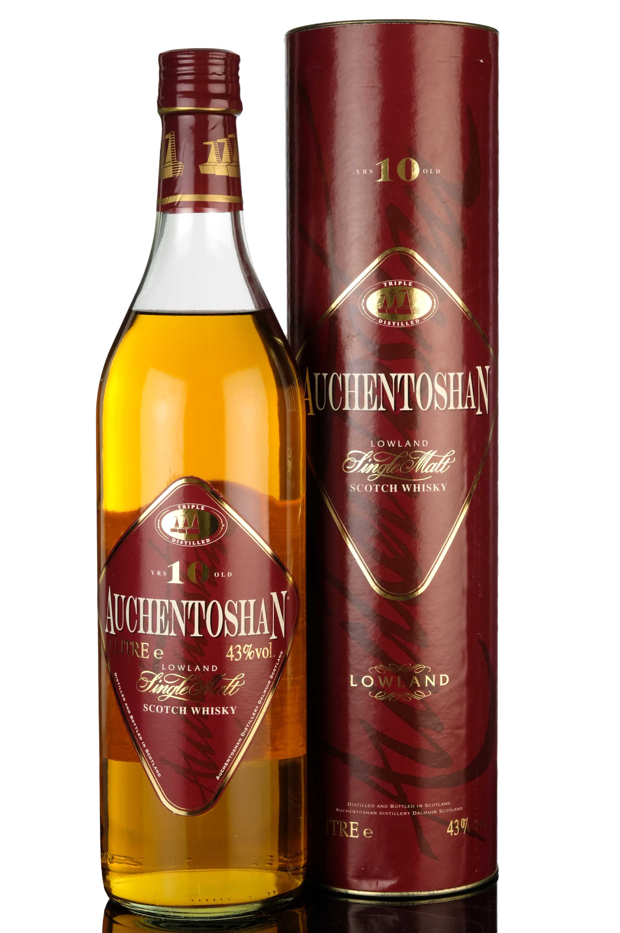 Auchentoshan 10 Year Old - 1990s - 1 Litre