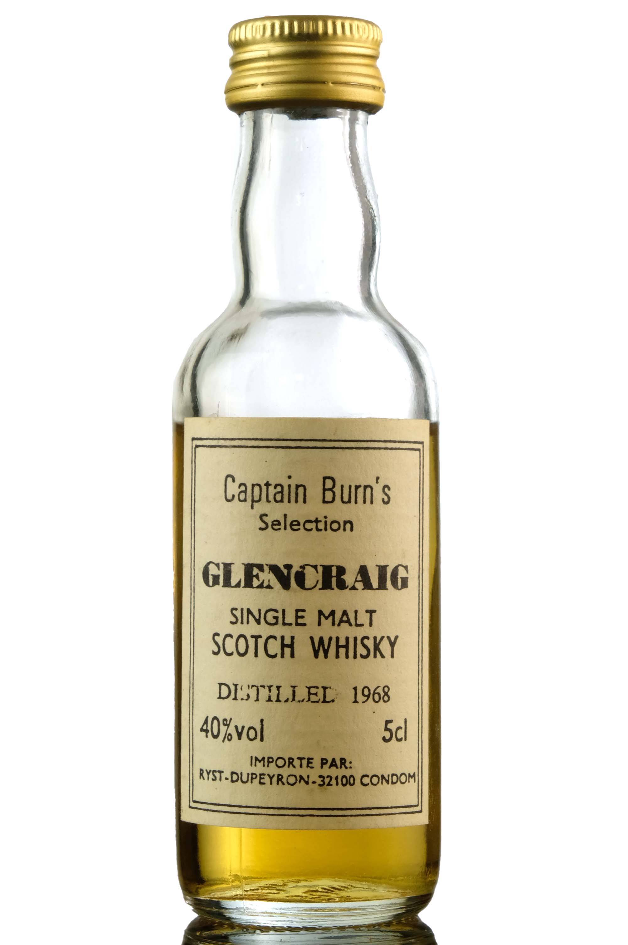 Glencraig 1968 - Captain Burns Selection Miniature