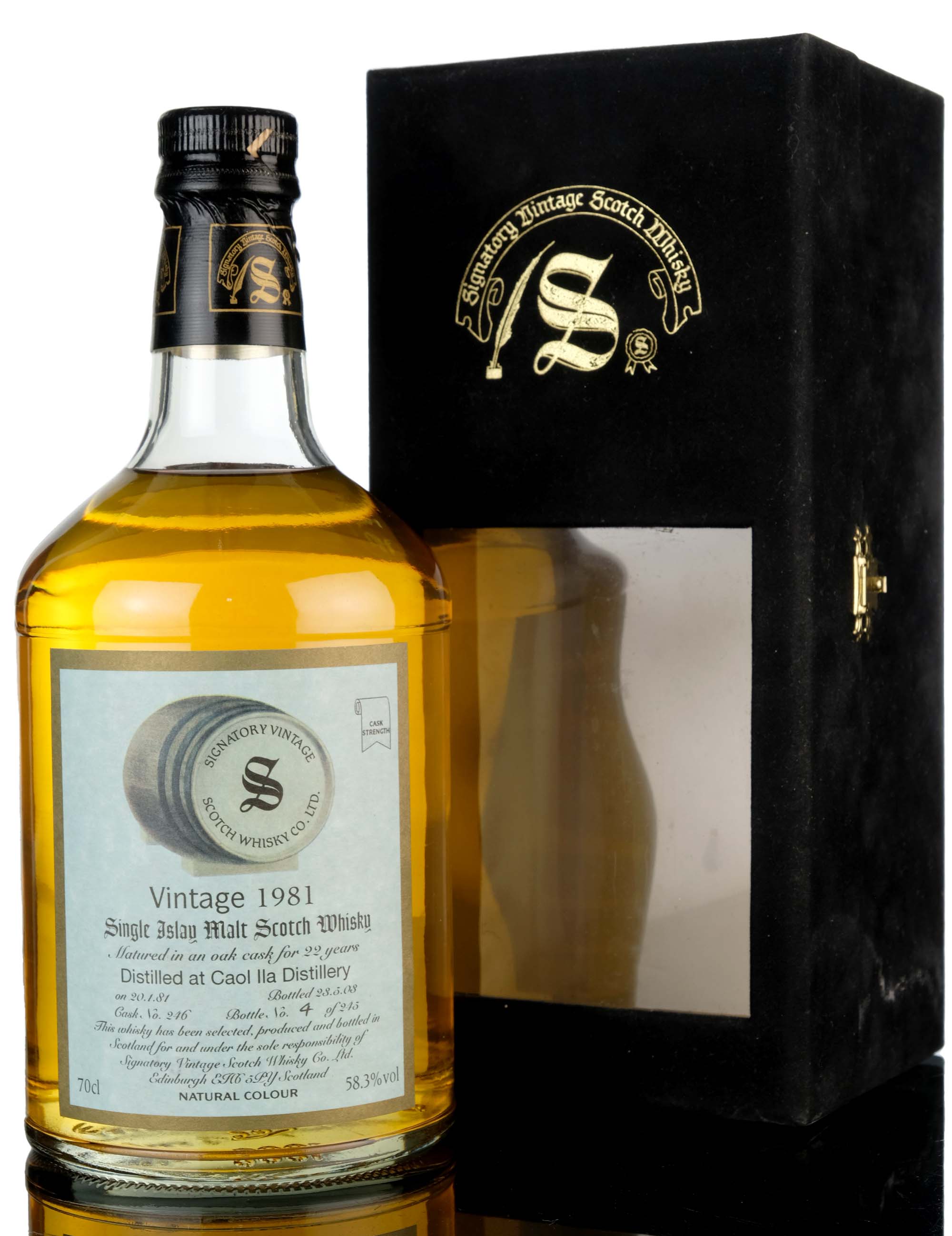 Caol Ila 19812003 22 Year Old Signatory Vintage Single Cask 246