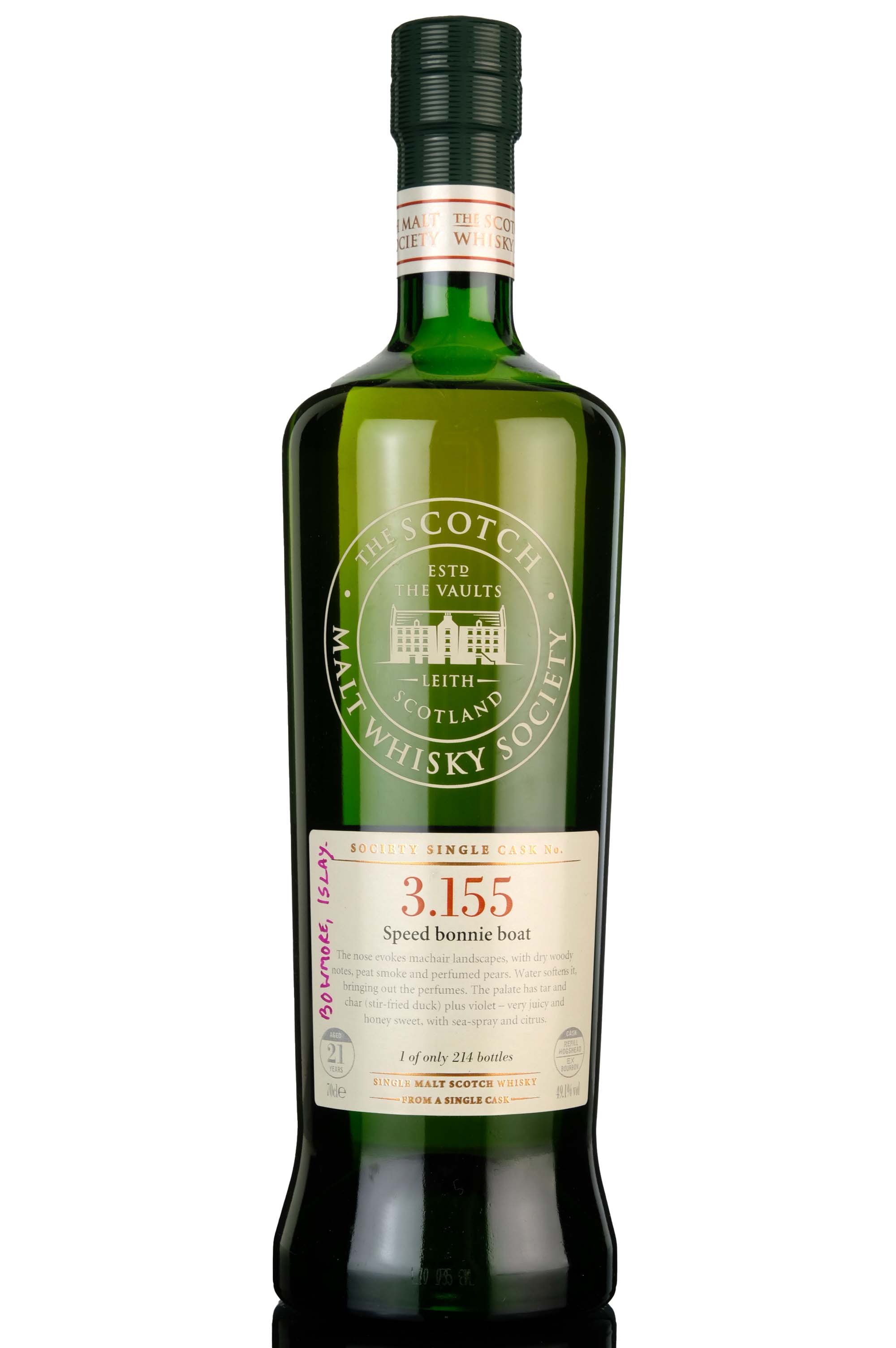 Bowmore 21 Smws 3155 Speed Bonnie Boat