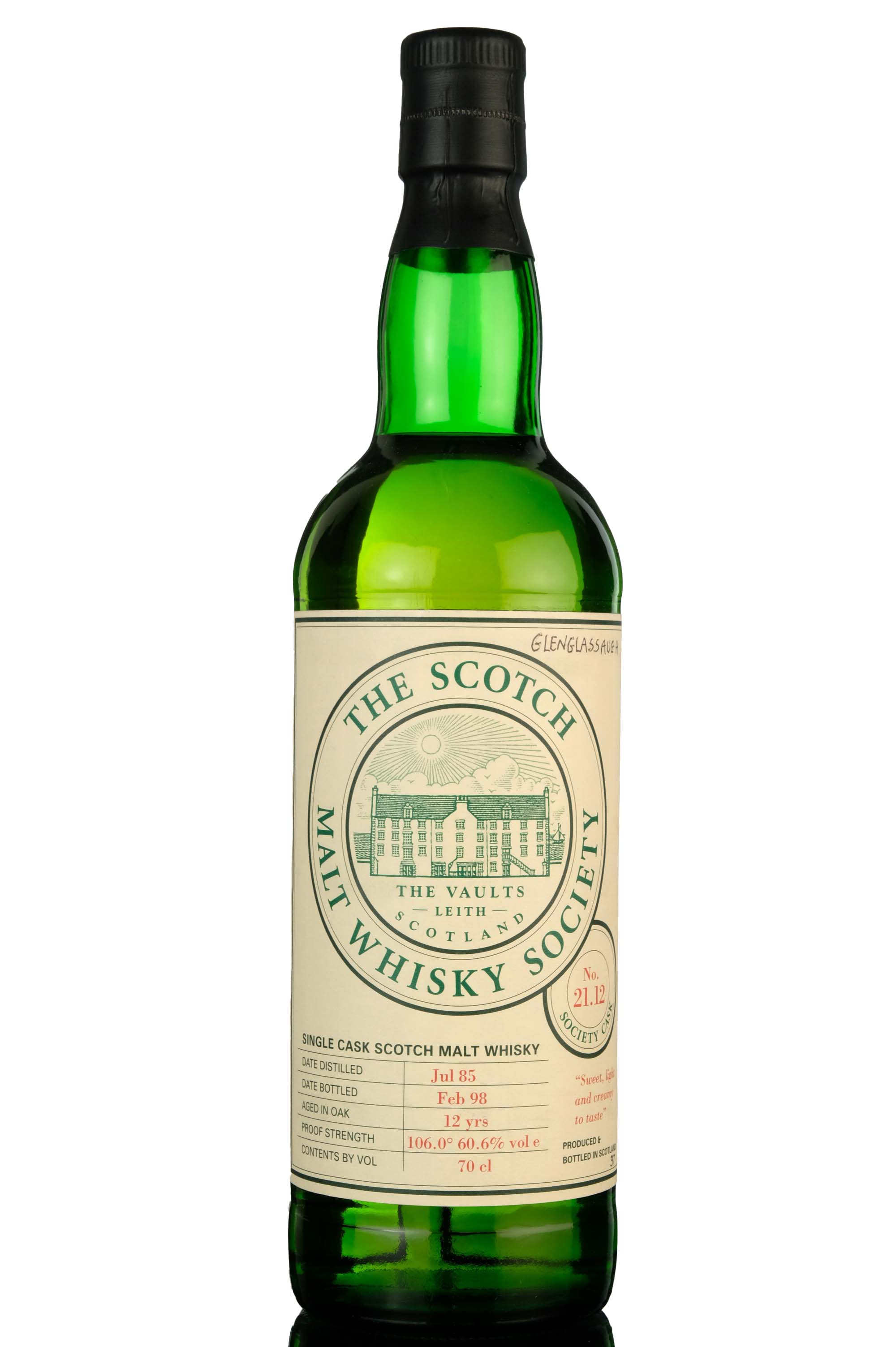 Glenglassaugh 19851998  12 Year Old  SMWS 2112  Sweet Light  Creamy To Taste