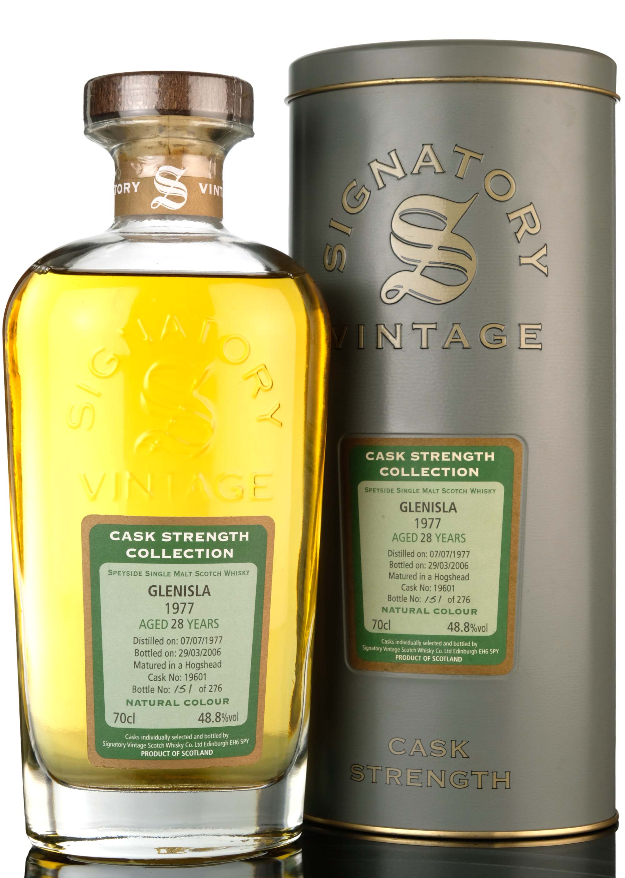 Glenisla 1977 - 2006 28 Signatory Vintage Single Cask 19601
