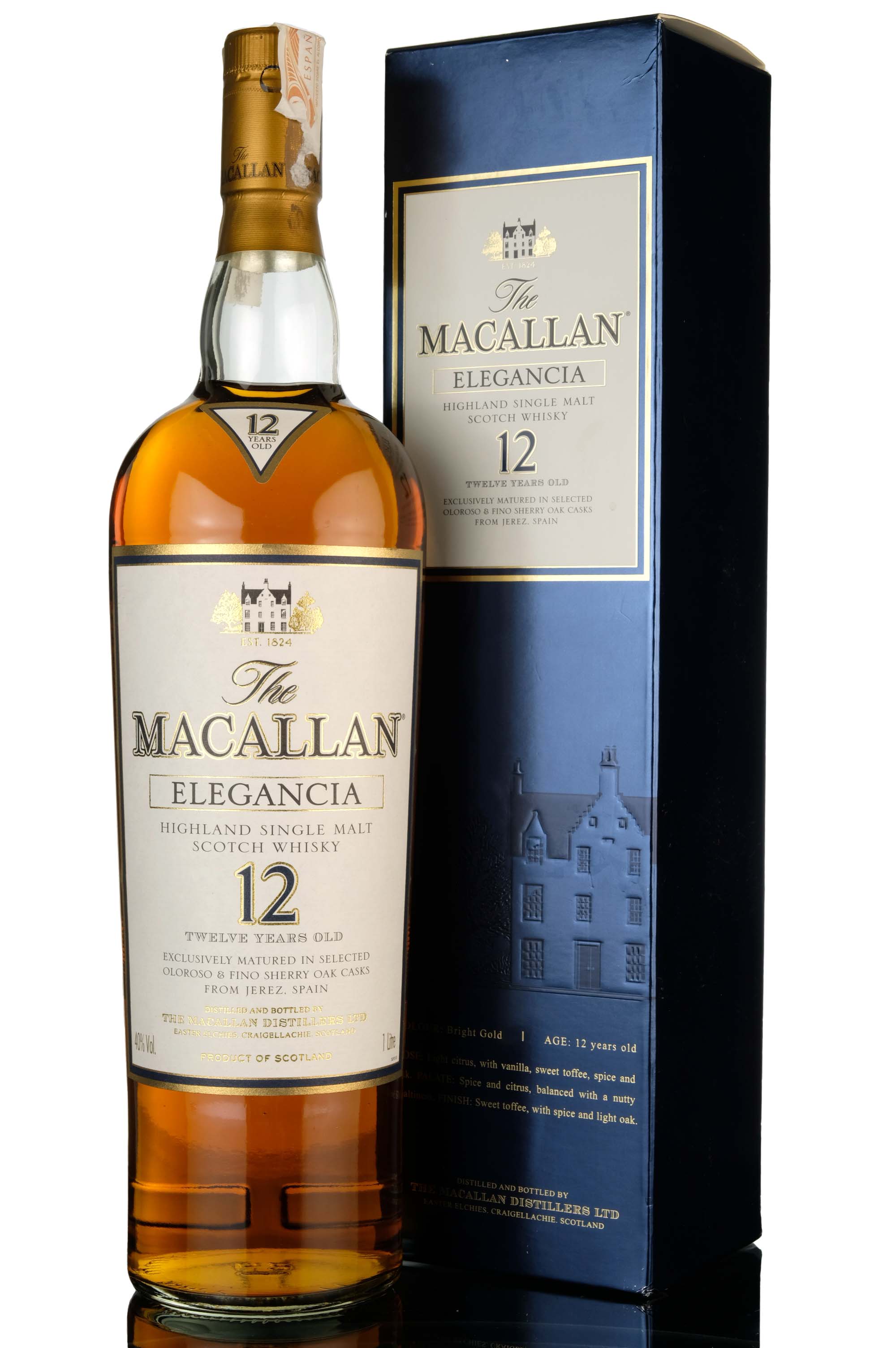 Macallan Elegancia - 12 Year Old - 1 Litre