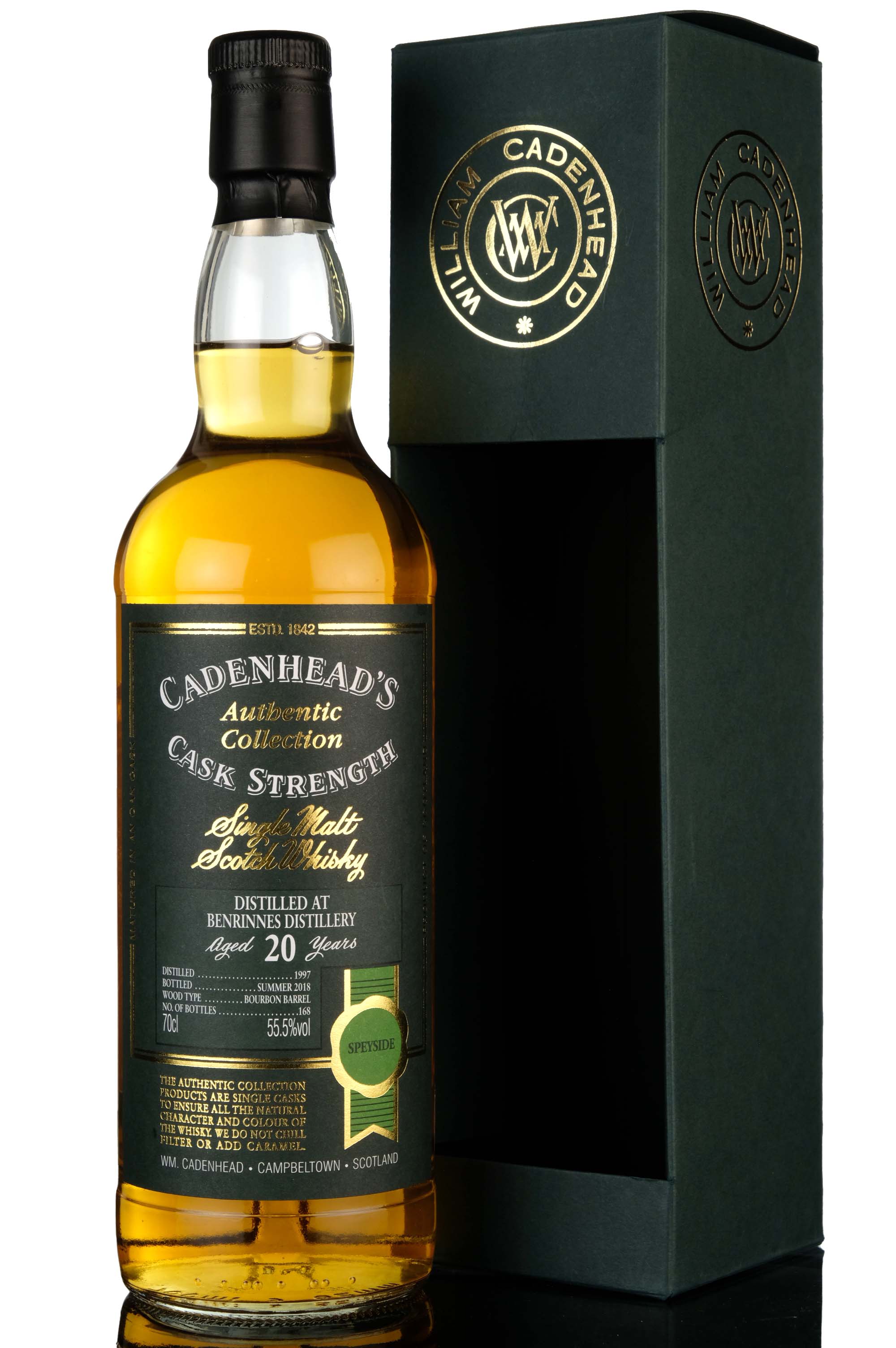 Benriach 1997 - 2018 20 Cadenheads Authentic Collection