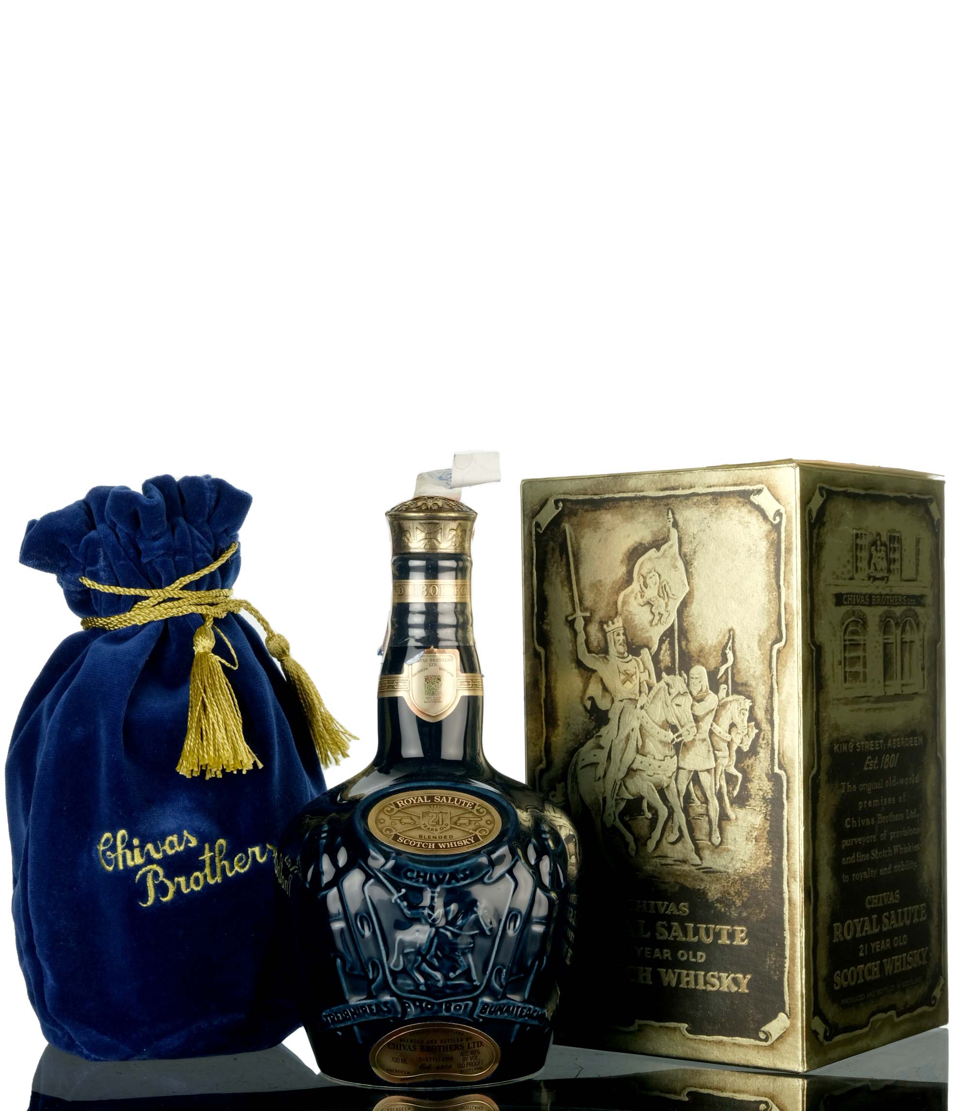 Royal Salute 21 Blue Decanter