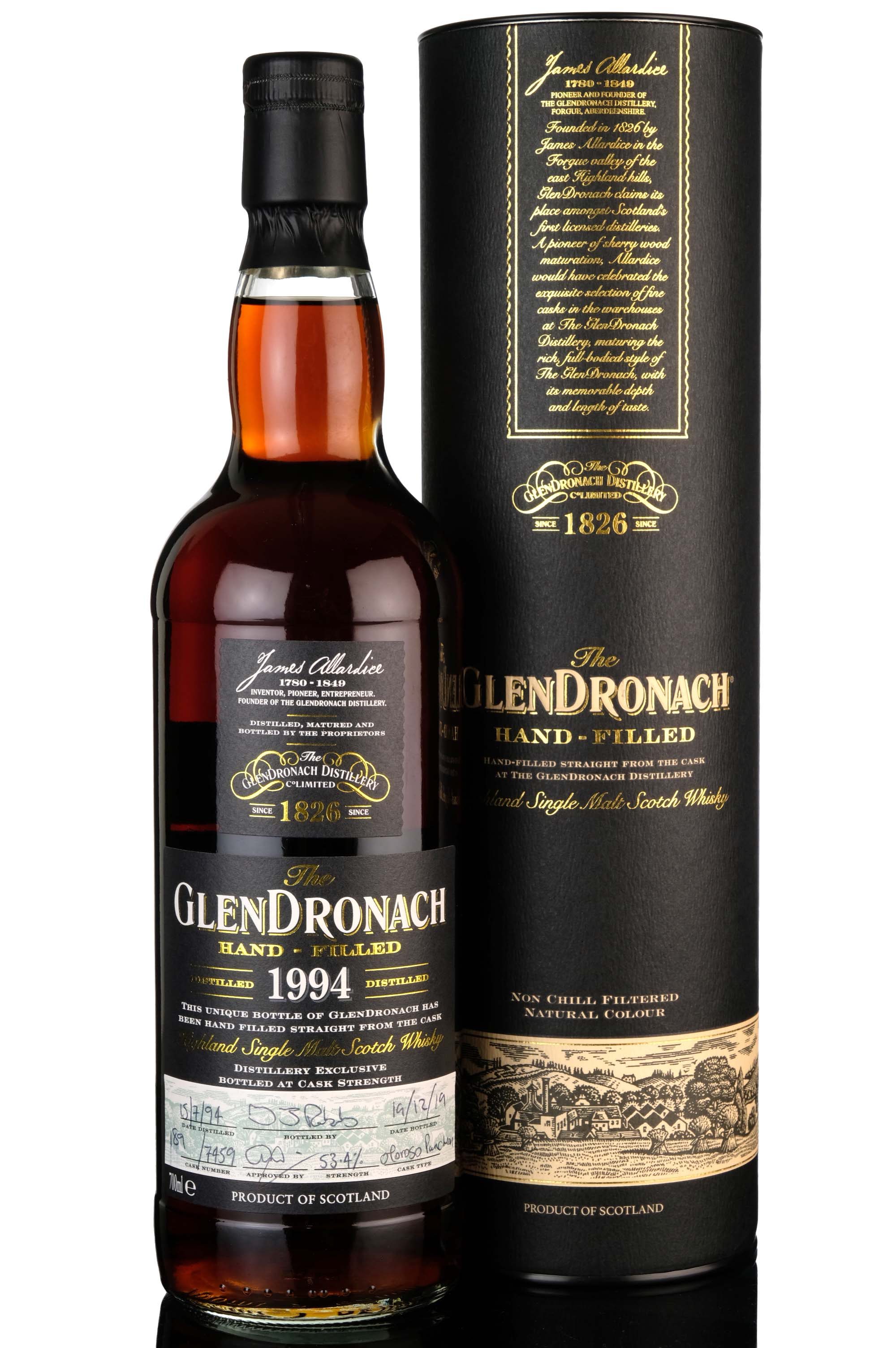 Glendronach 19942019 25 Year Old Hand Filled Single Cask 7459