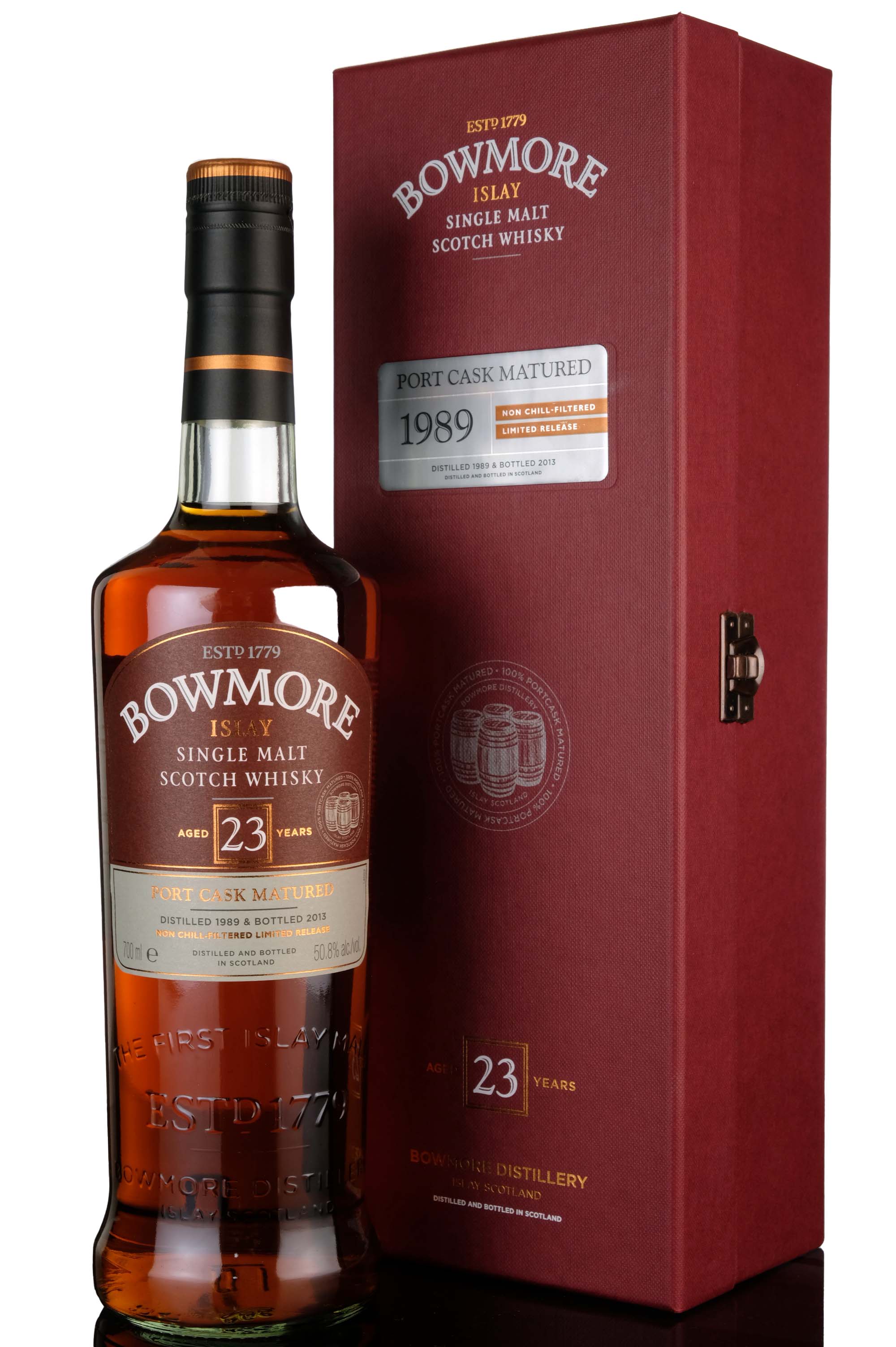 Bowmore 1989-2013 - 23 Year Old - Port Cask Matured