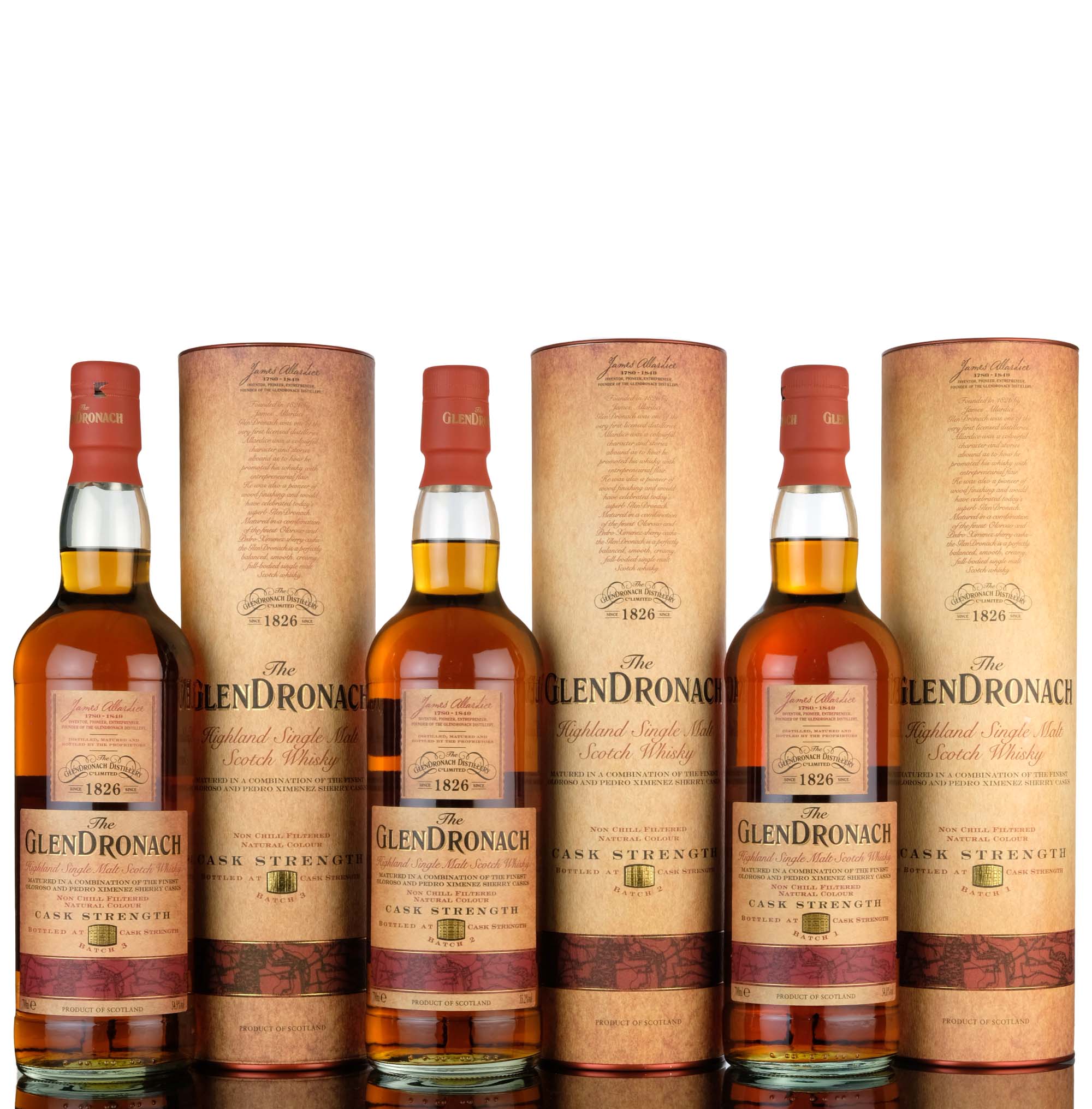 Glendronach Batch 1 2 3