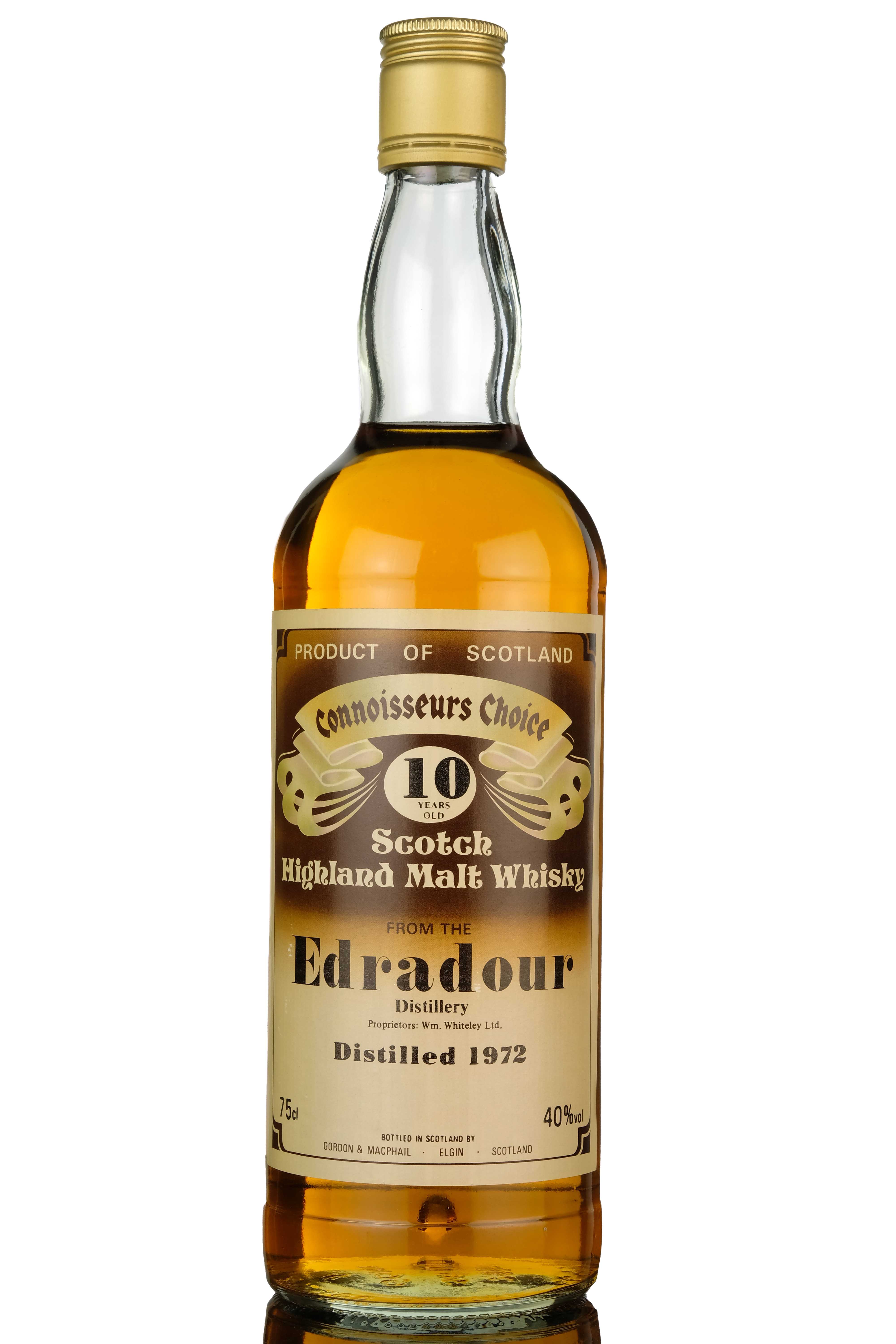 Edradour 1972 - 10 Year Old - Connoisseurs Choice