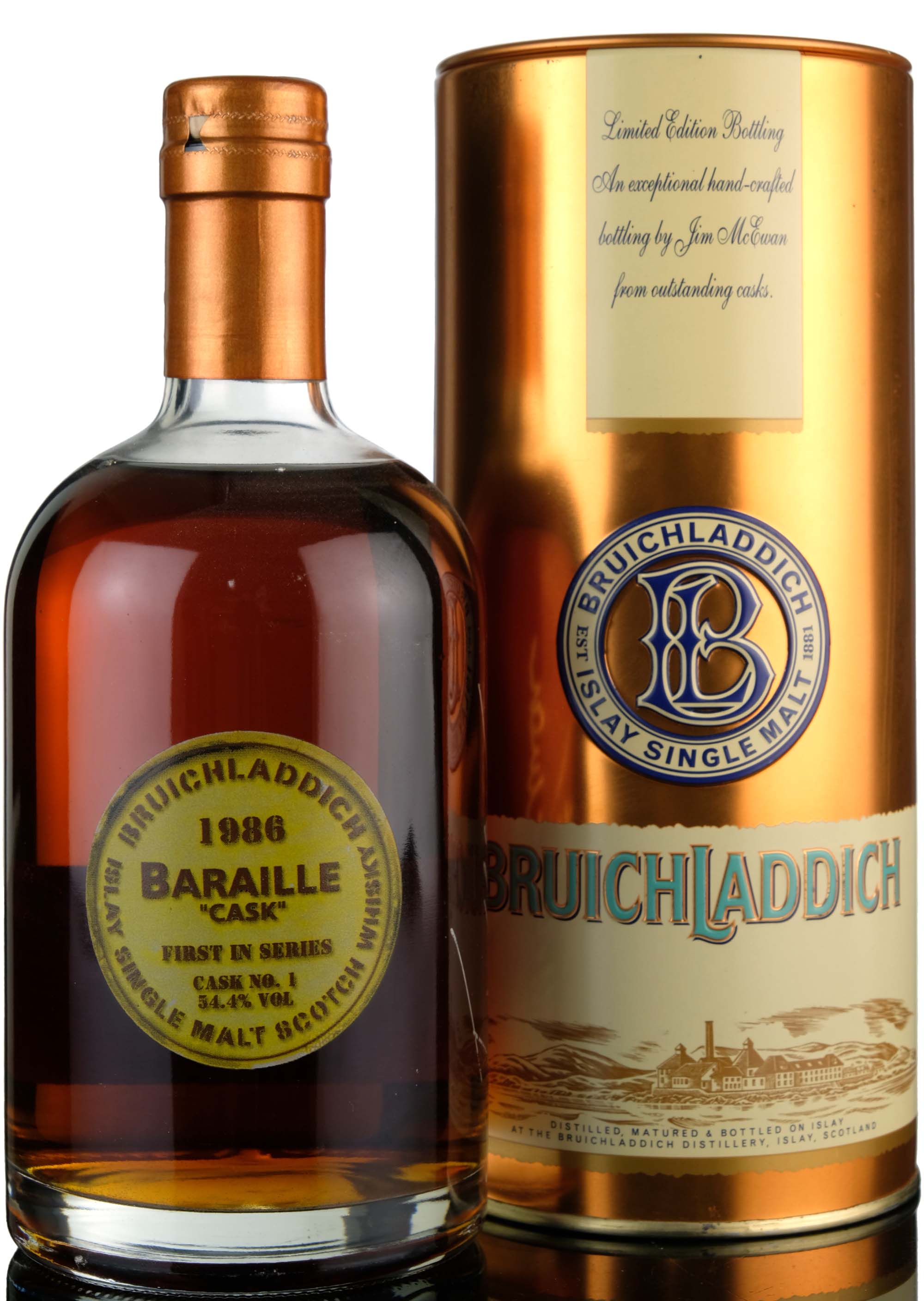 Bruichladdich 1986-2004 - Eilean Mo Chridhe Valinch - Single Cask 1 - First Edition