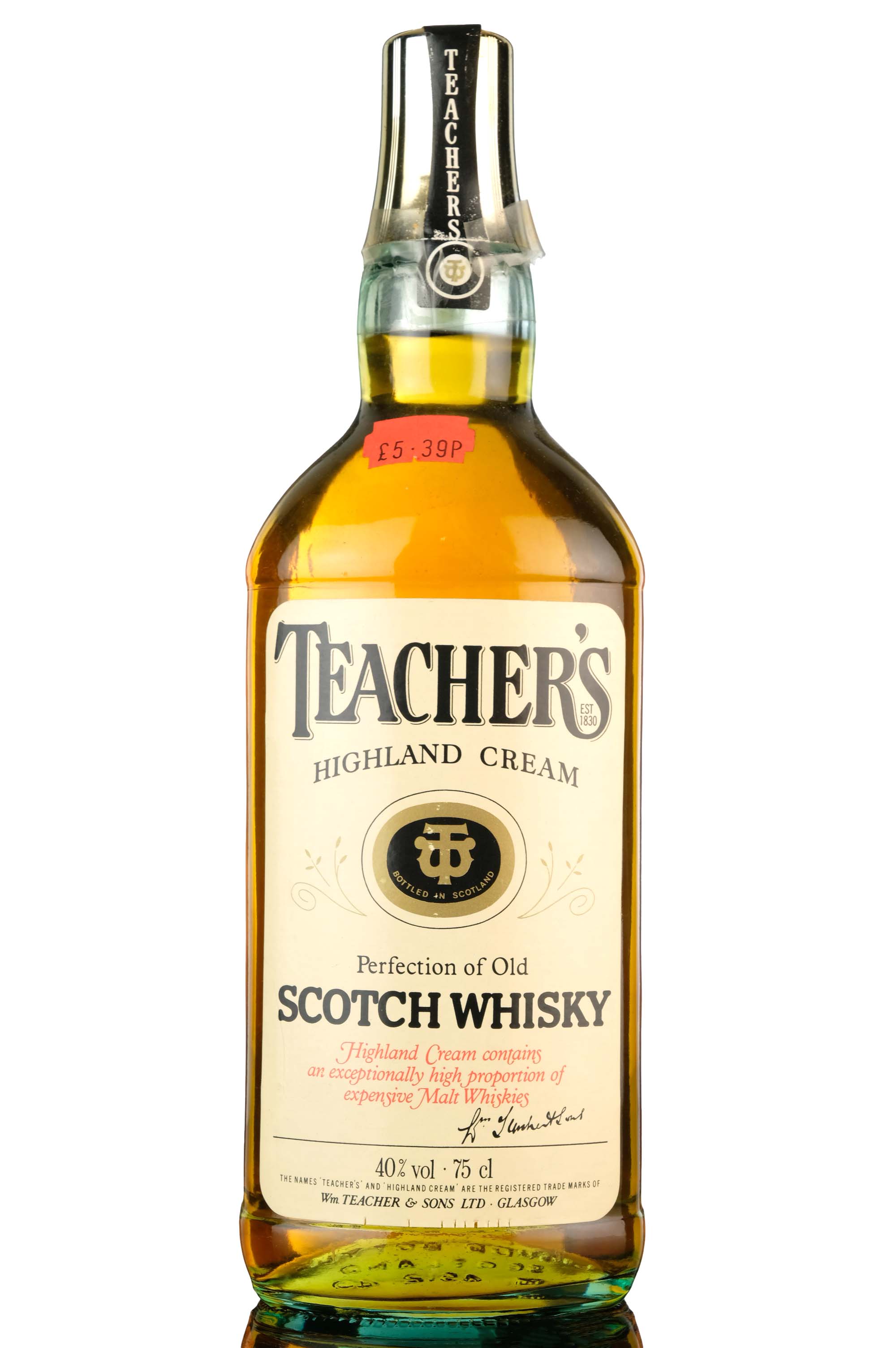 Teachers Highland Cream - 1980s