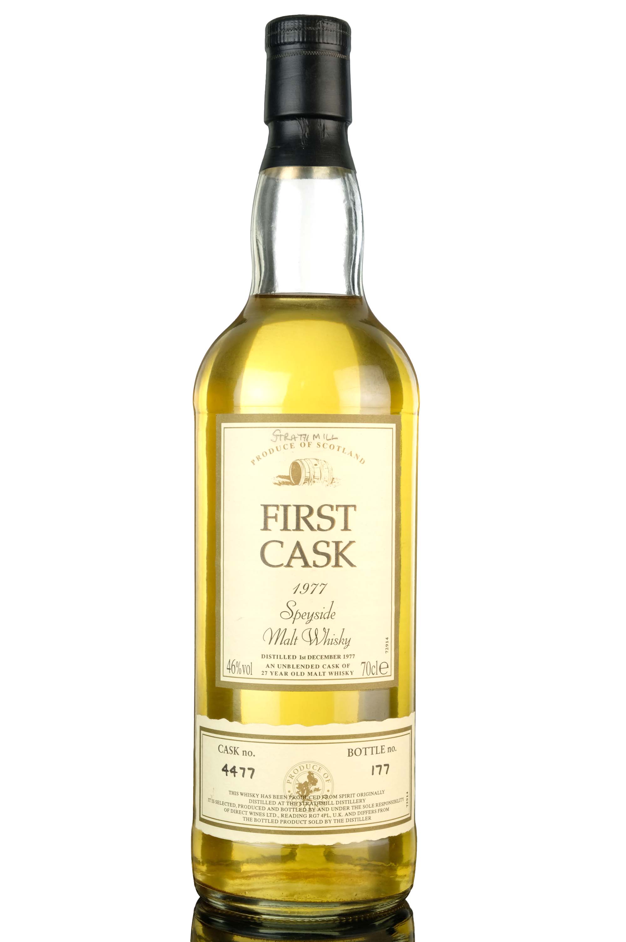 Strathmill 1977 27 First Cask 4477