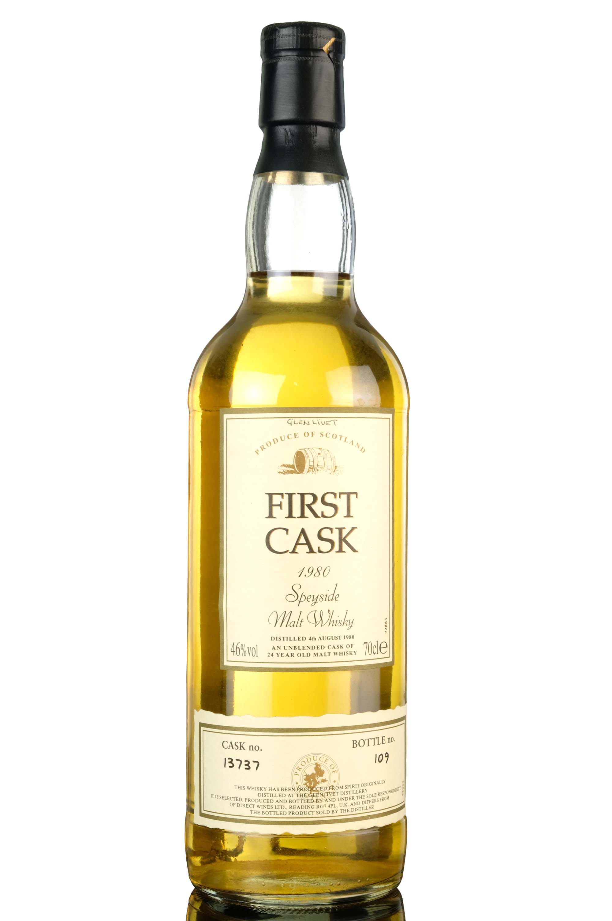 Glenlivet 1980 - 24 Year Old - First Cask - First Cask 13737