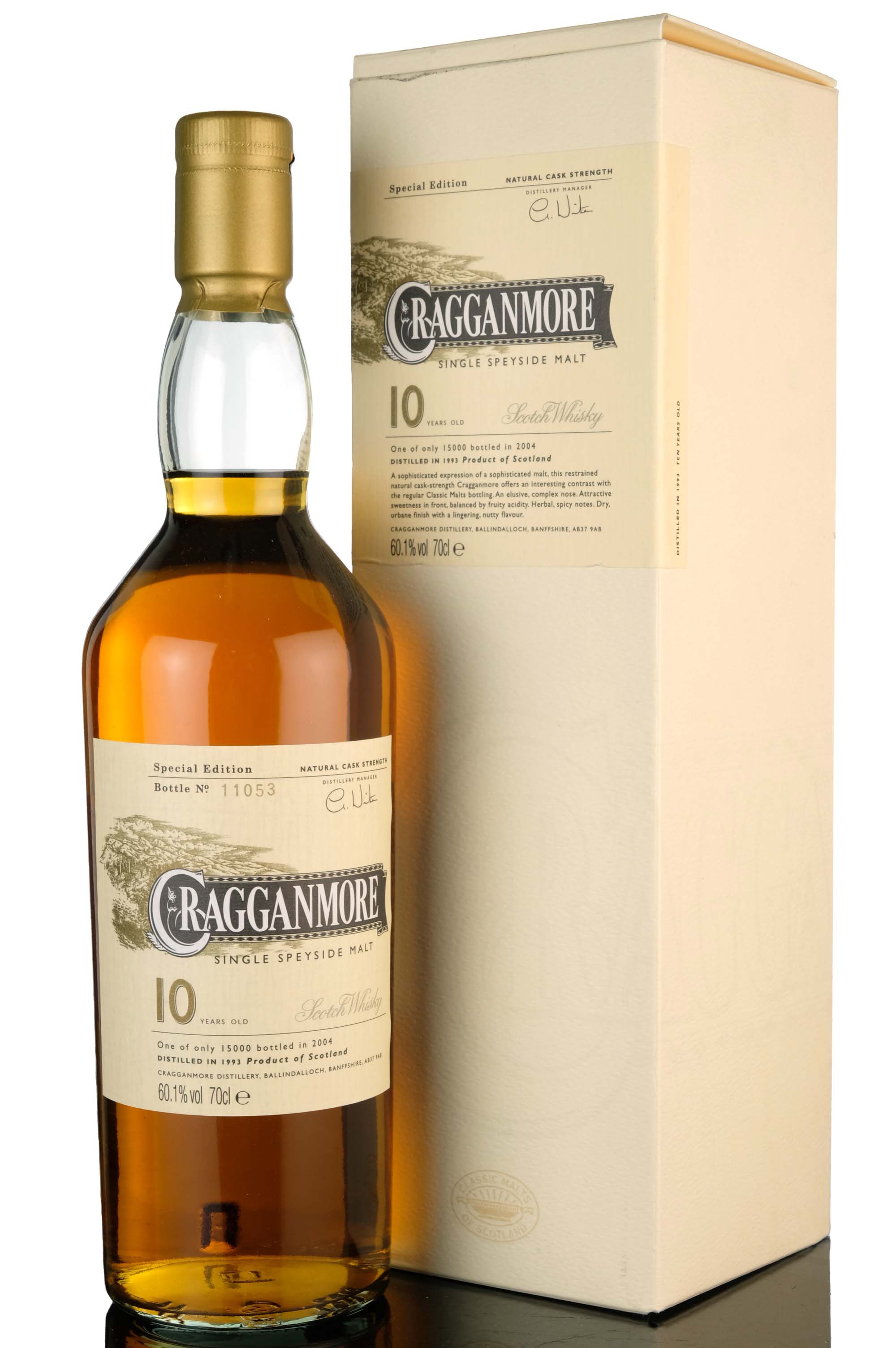 Cragganmore 1993-2004 - 10 Year Old