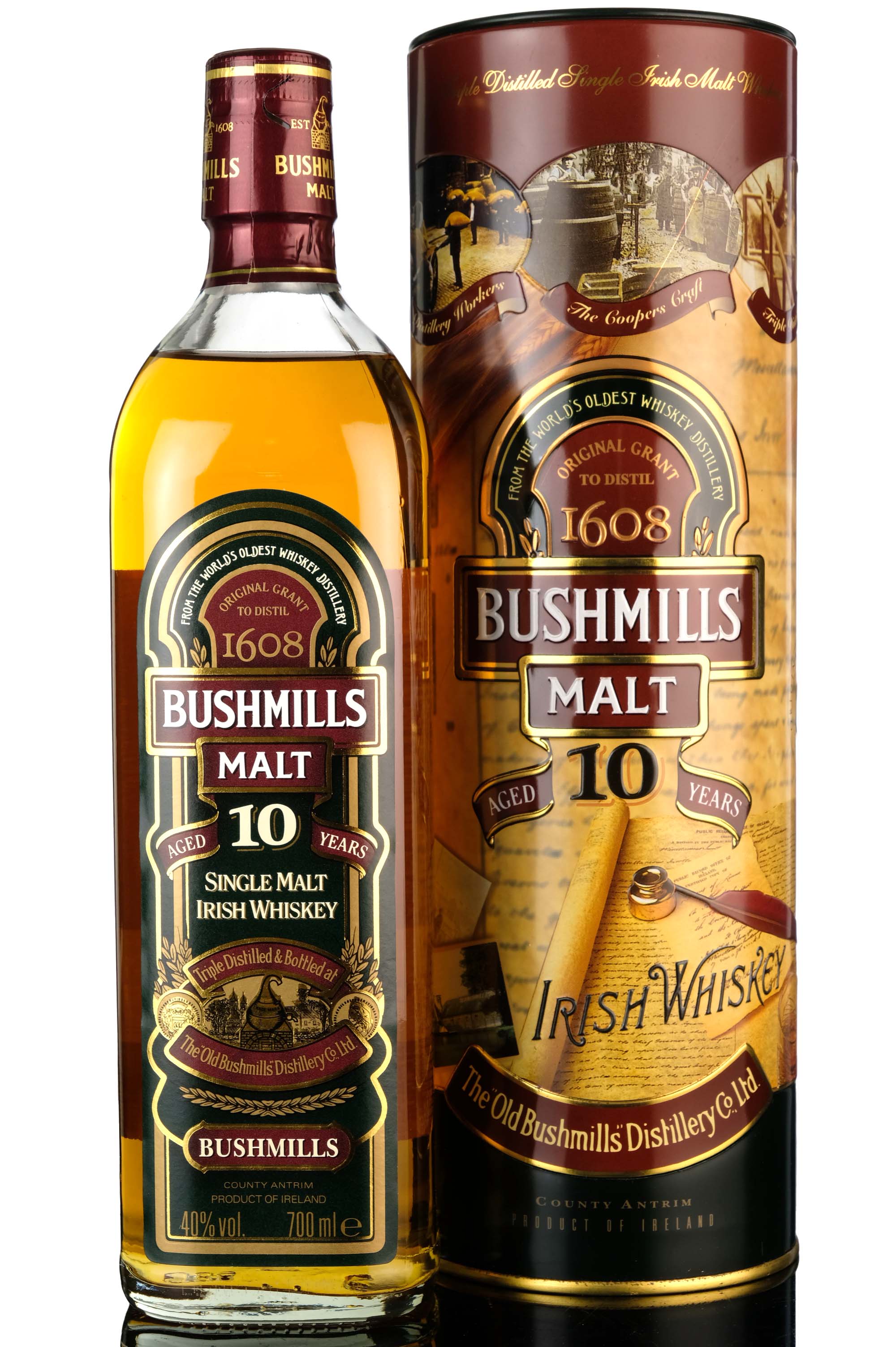 Bushmills 10 Year Old - Irish Whiskey