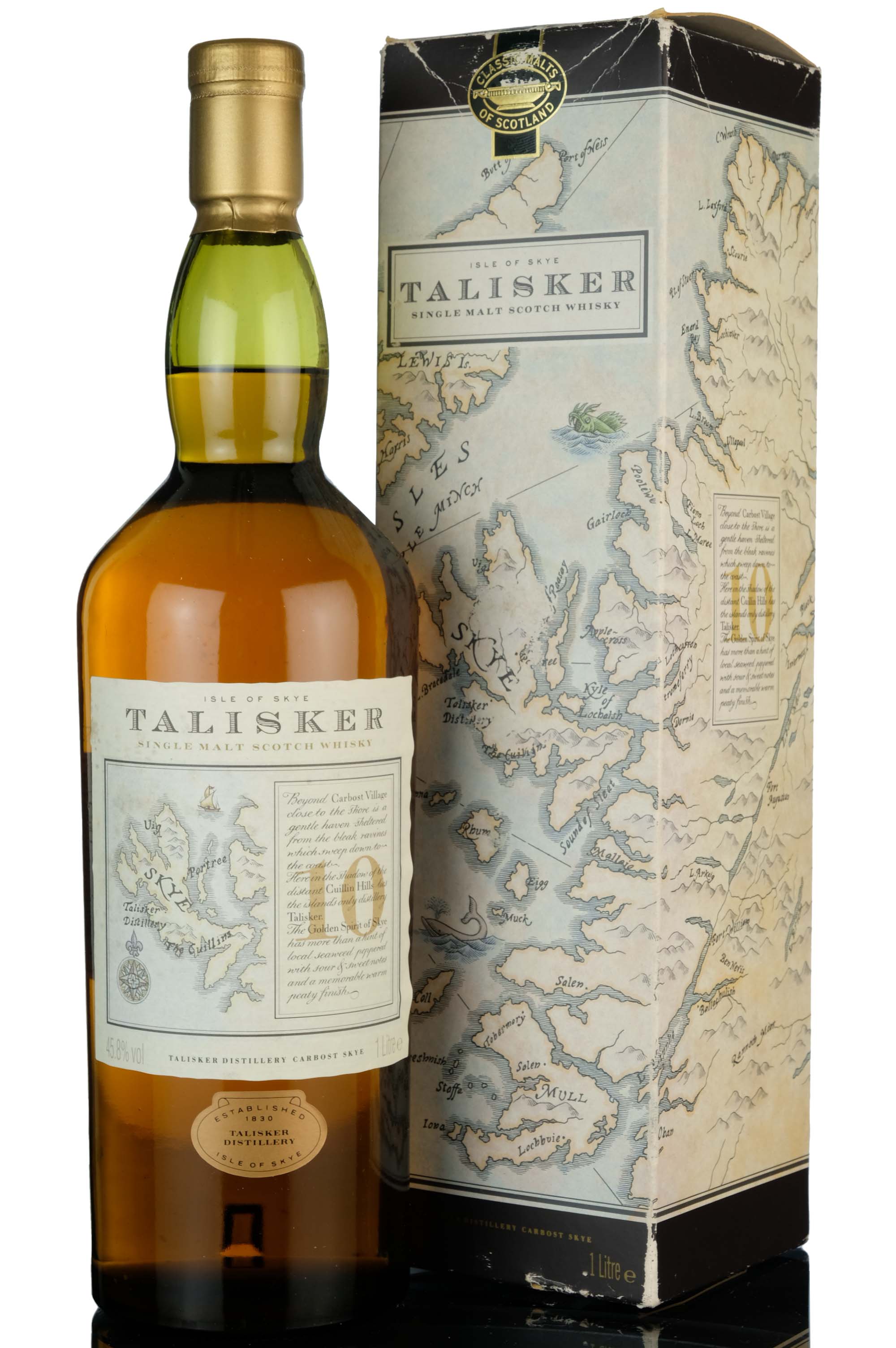 Talisker 10 Year Old - 1990s - 1 Litre