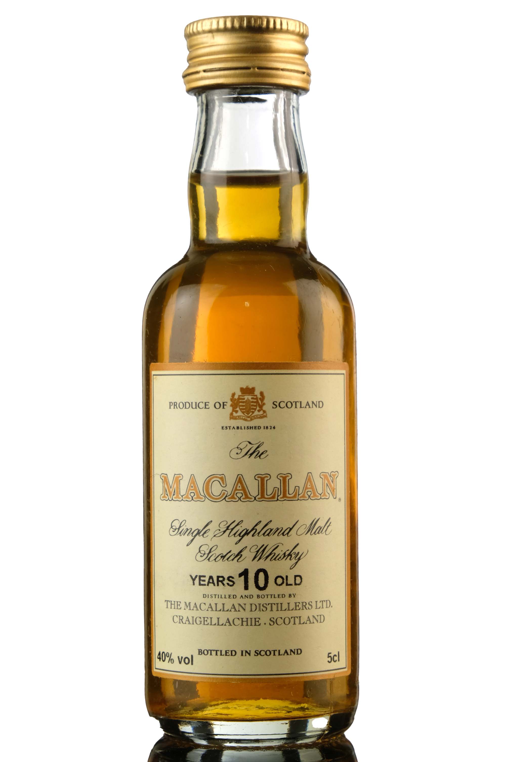 Macallan 10 Year Old - Miniature - Circa 1990s