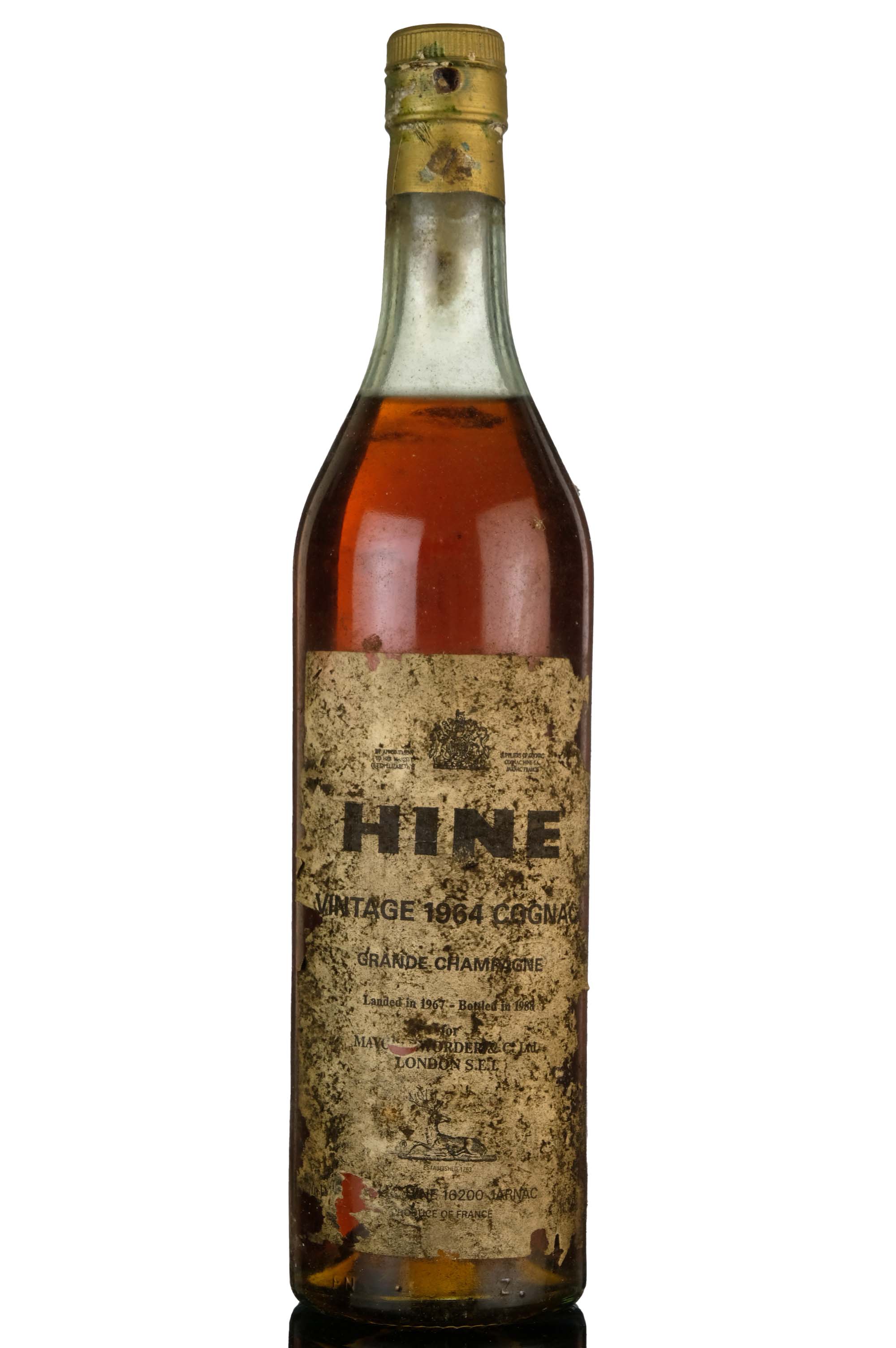 Hine 19641988 Vintage Grande Champagne Cognac  Mayor Sworder
