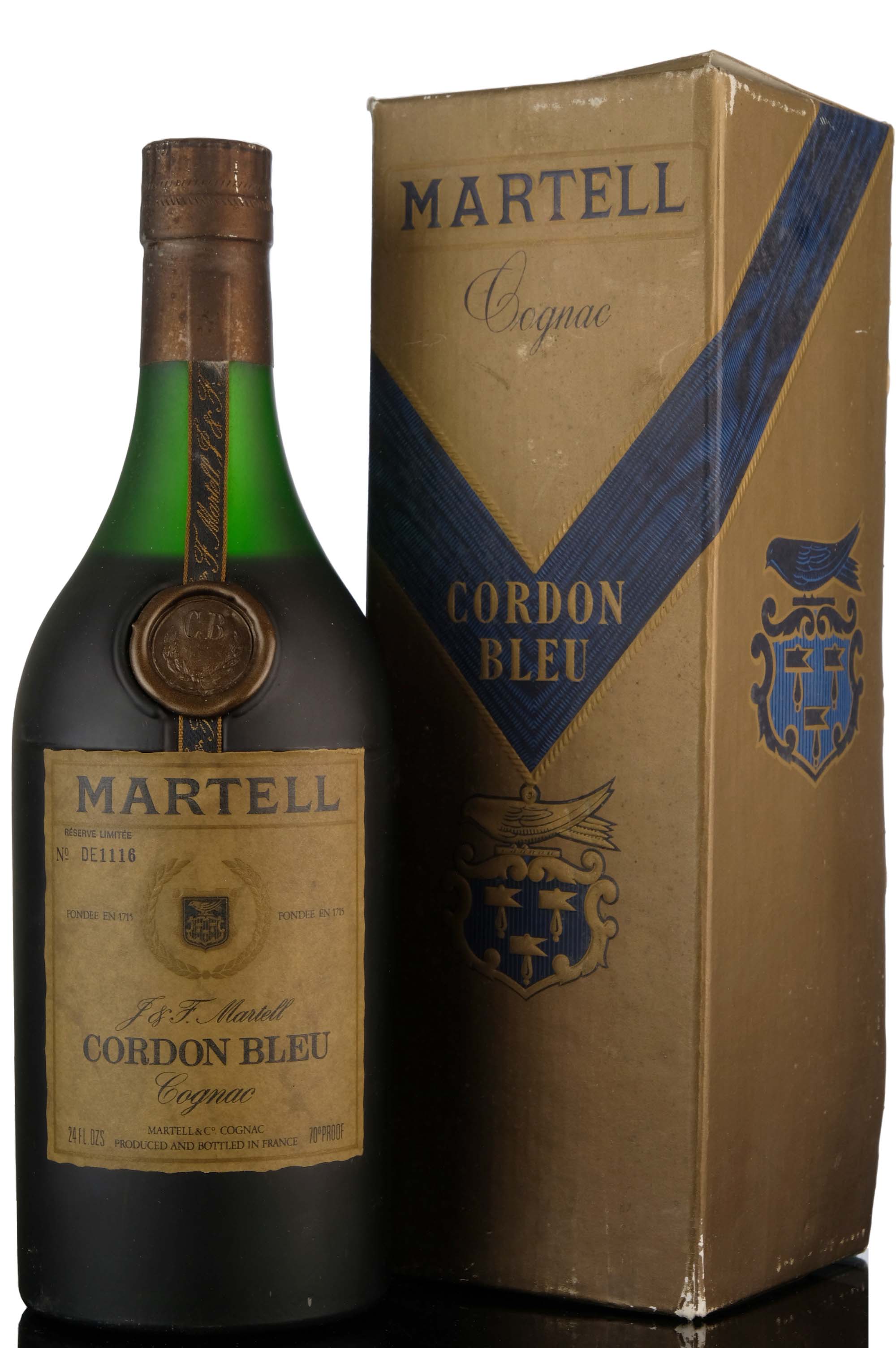 Martell Cordon Bleu Cognac - 1970s