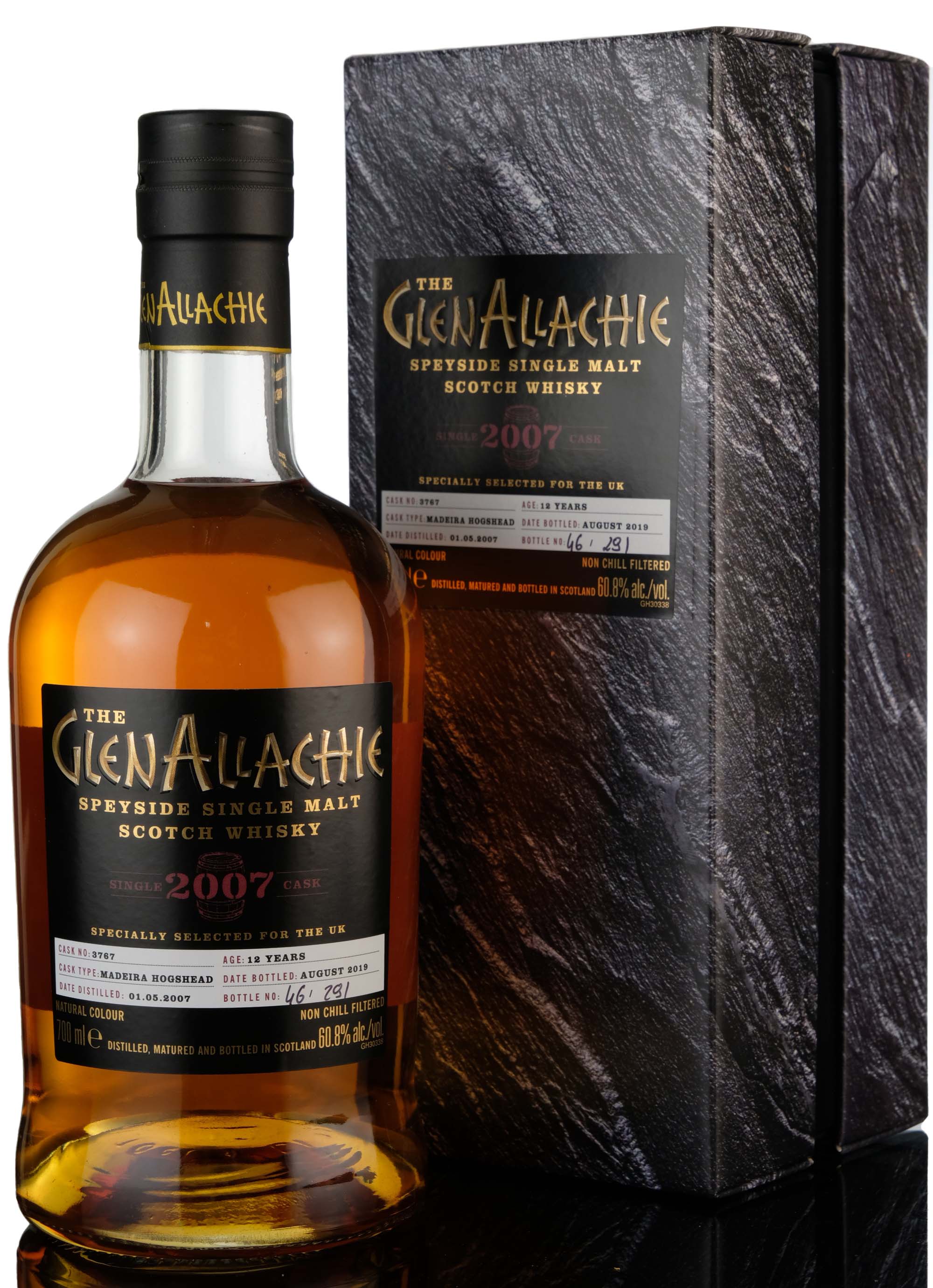 Glenallachie 2007 - 2019 12 Single Cask 3767 Uk Exclusive