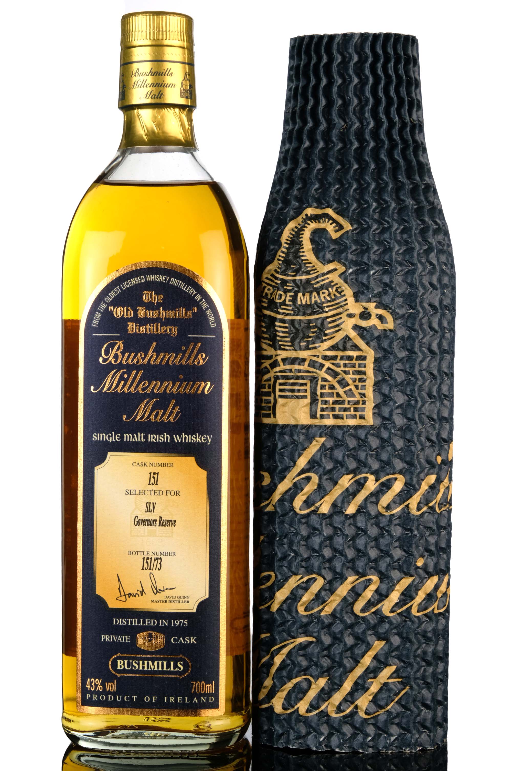 Bushmills 1975 - 2000 Millennium Irish Whiskey Single Cask 151