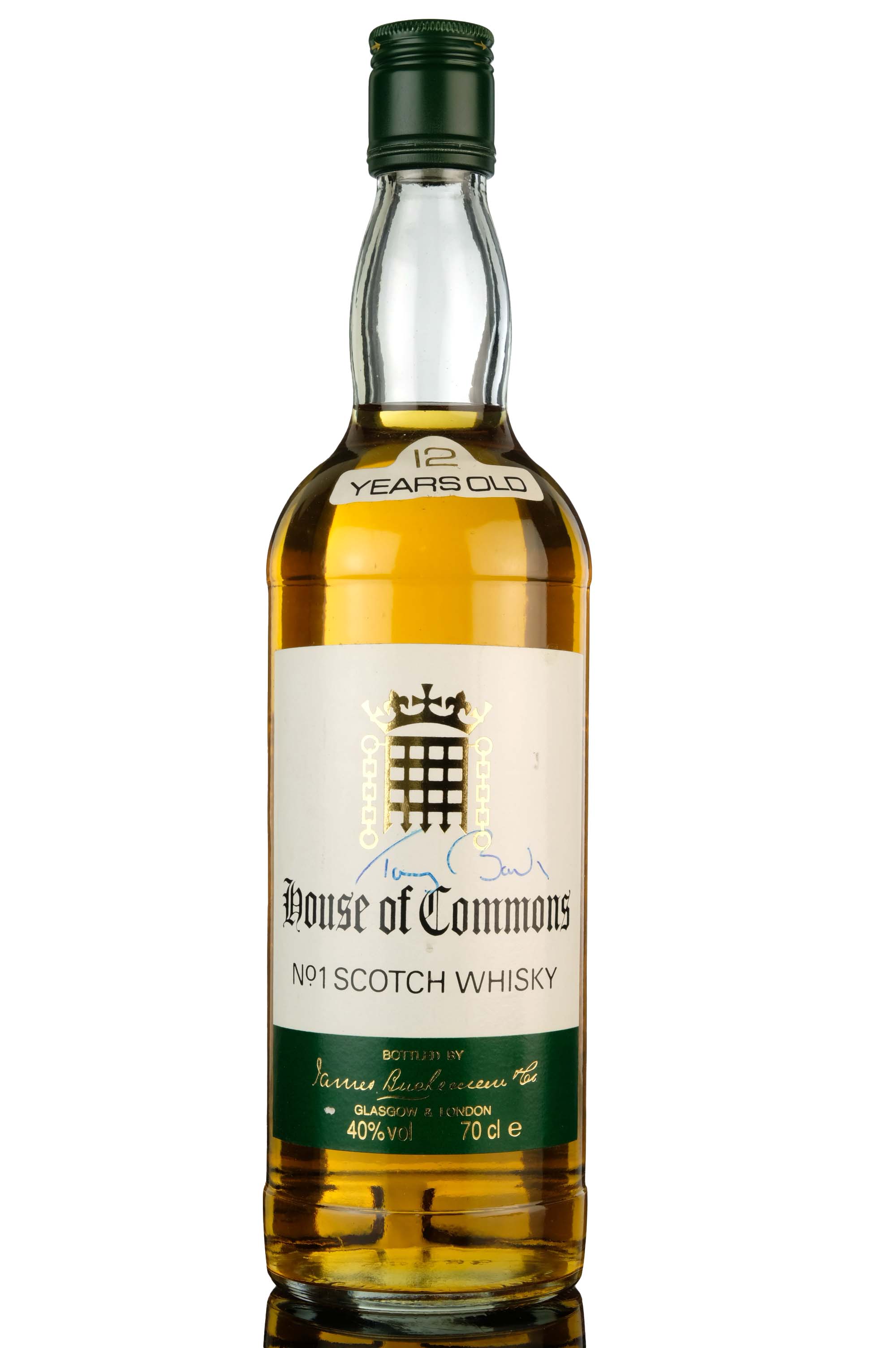 House Of Commons 12 Year Old - Signed Bottle