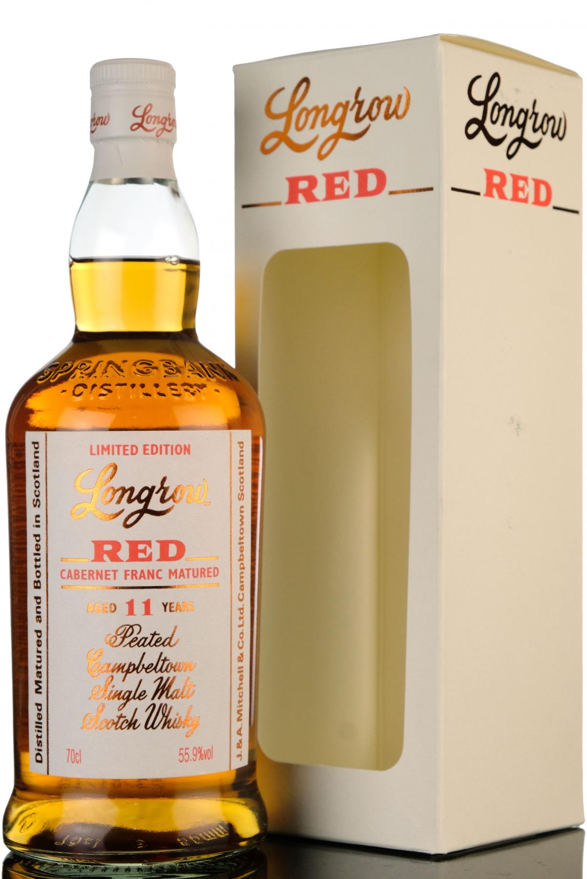 Longrow Red - 11 Year Old - Cabernet Franc Barriques- 2018 Release