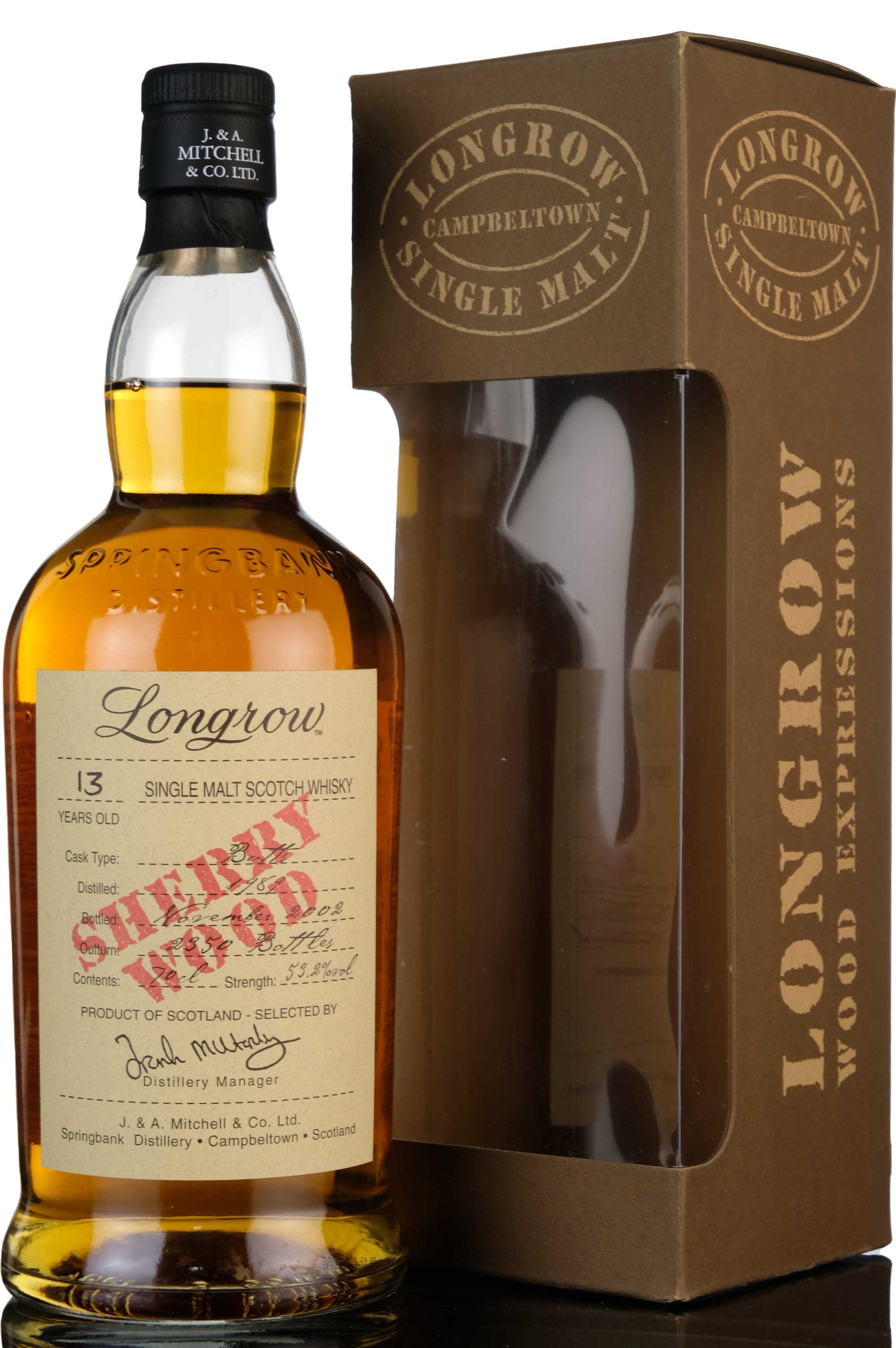 Longrow 1989-2002 - 13 Year Old - Sherry Wood