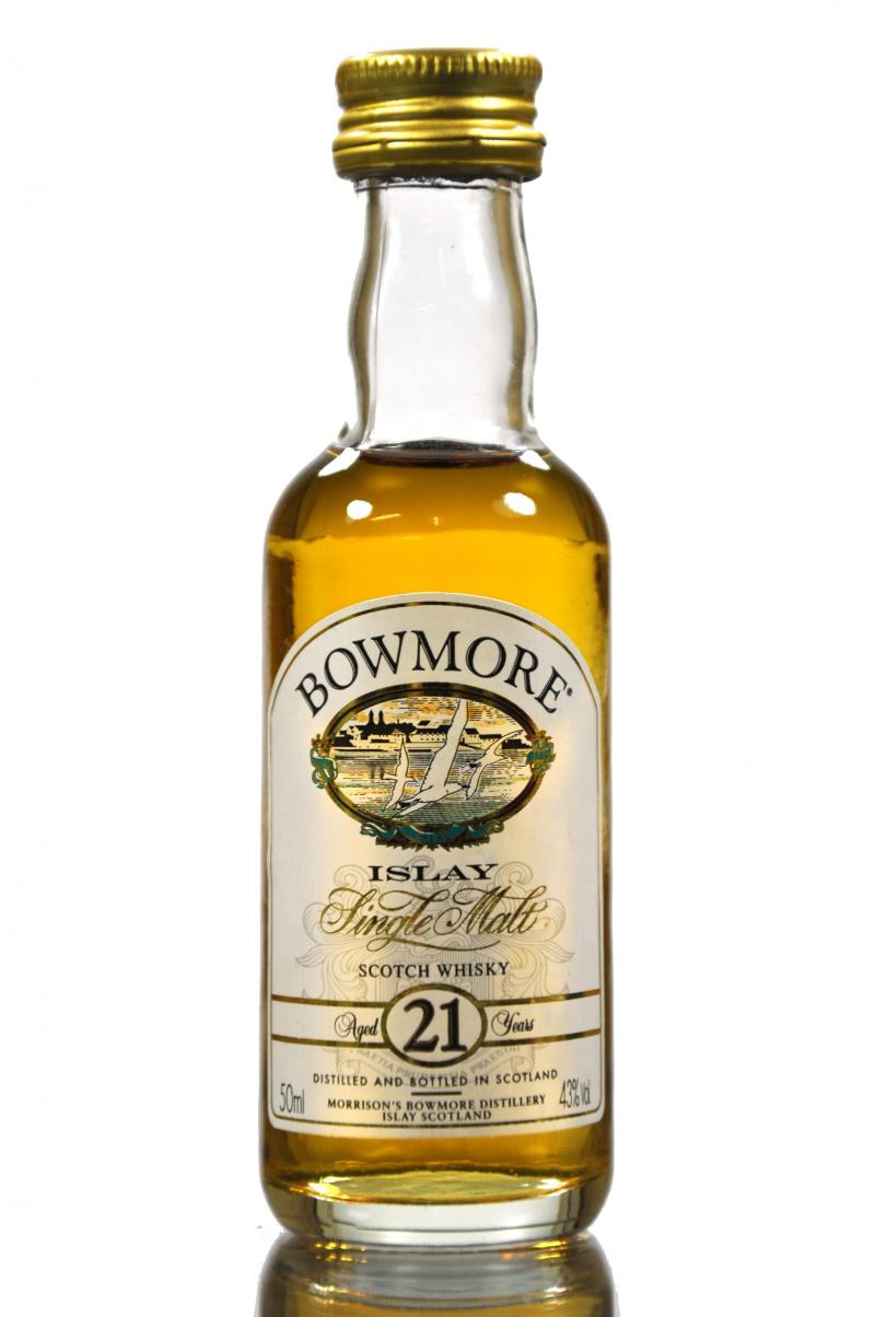 Bowmore 21 Year Old Miniature