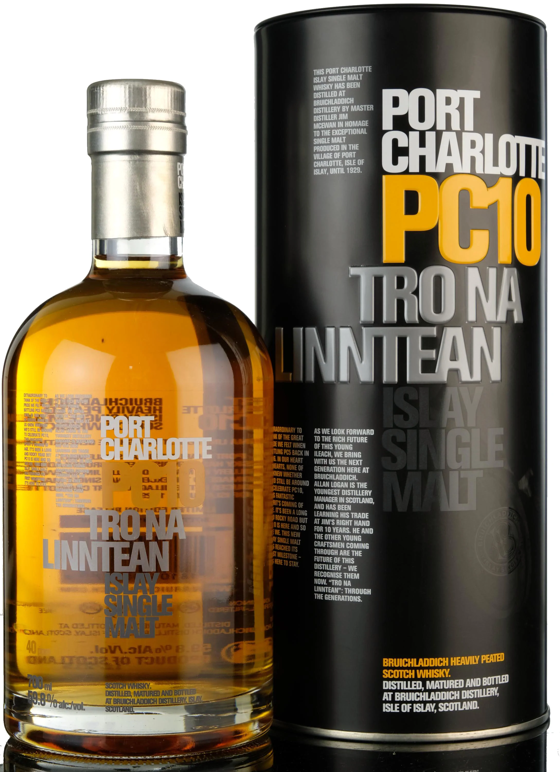 Bruichladdich 2002-2012 - Port Charlotte Tro Na Linntean - PC10