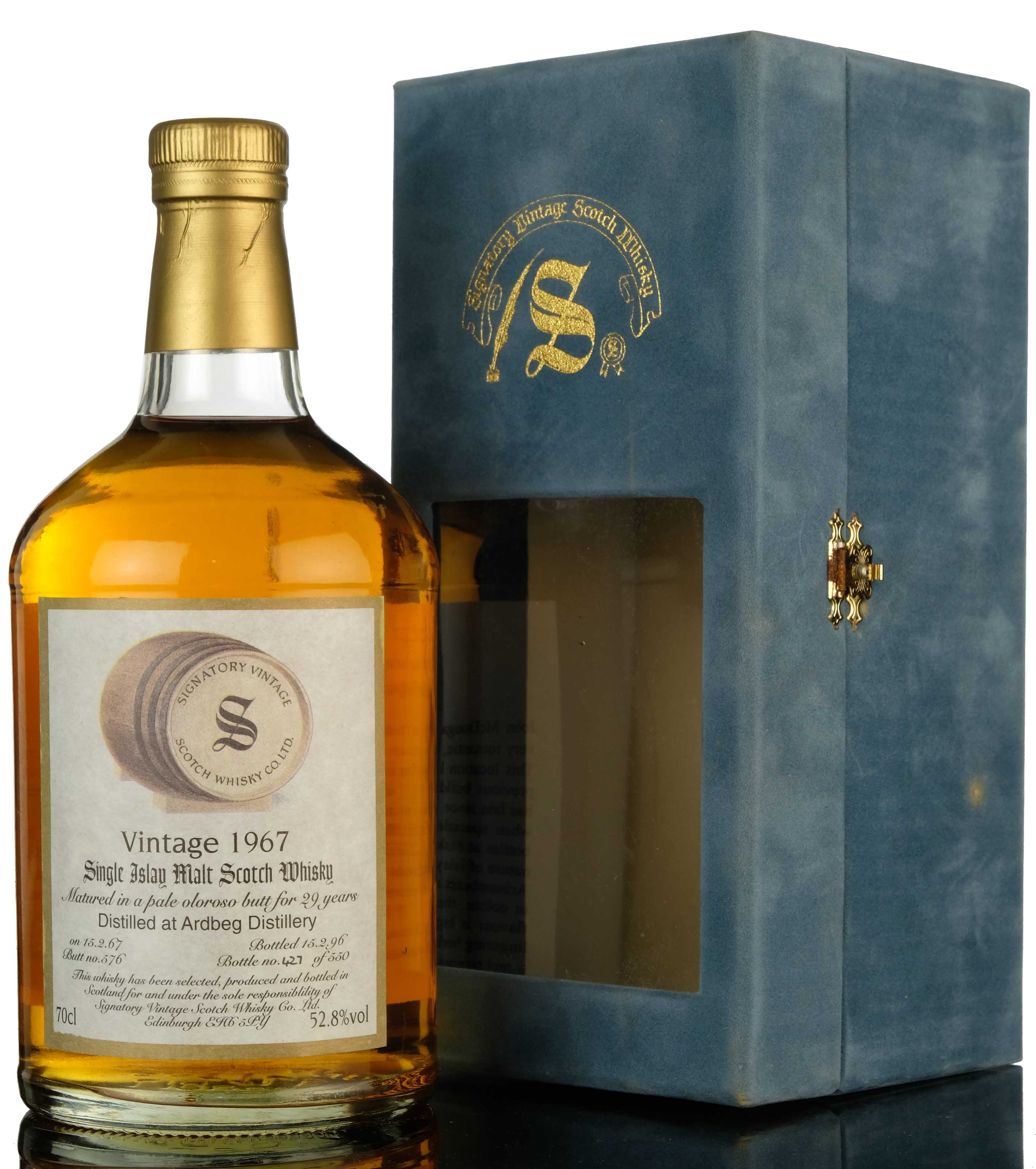 Ardbeg 1967-1996 - 29 Year Old - Signatory Vintage - Single Cask 576 - Pale Oloroso