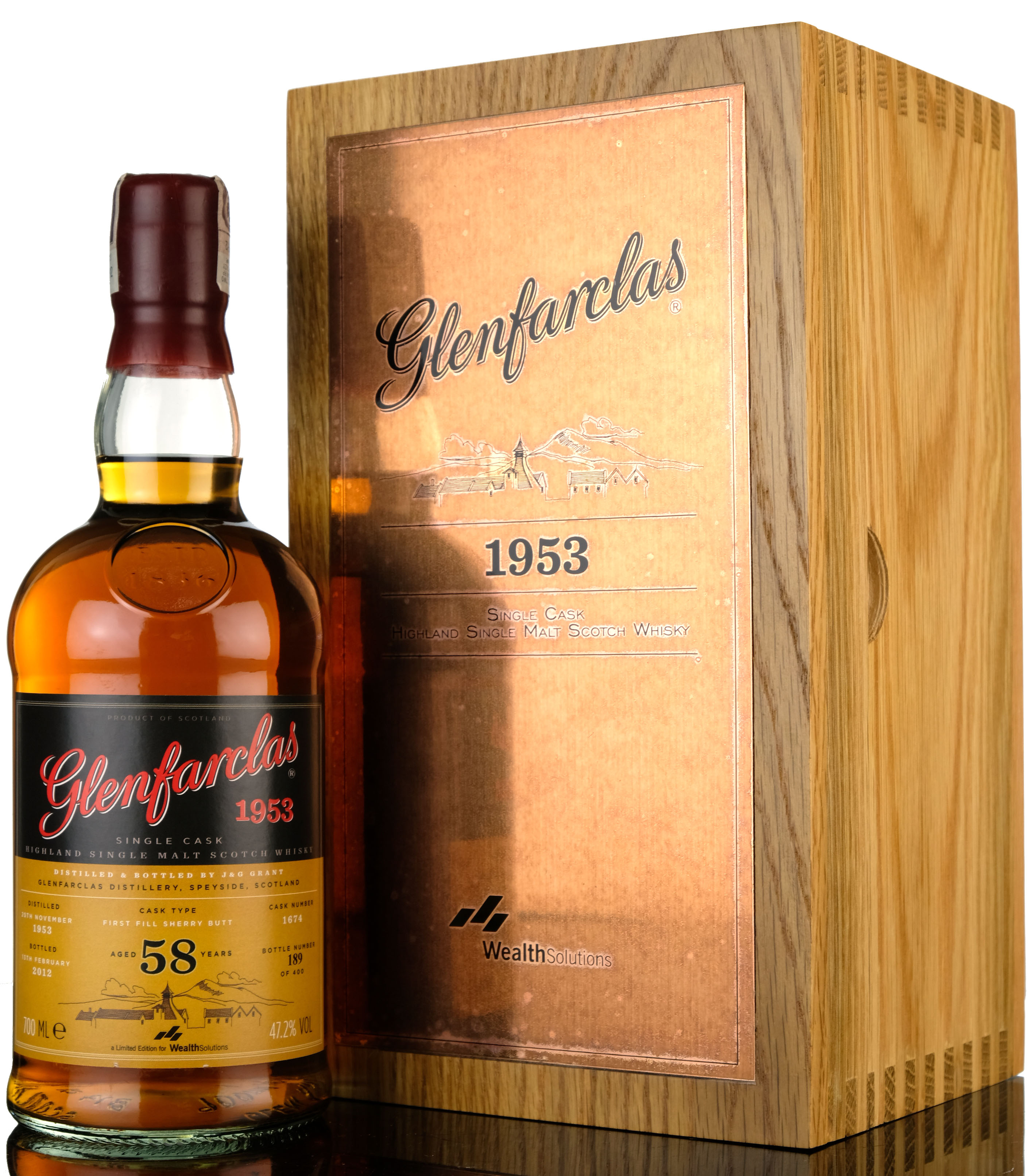 Glenfarclas 1953-2012 - 58 Year Old - Wealth Solutions