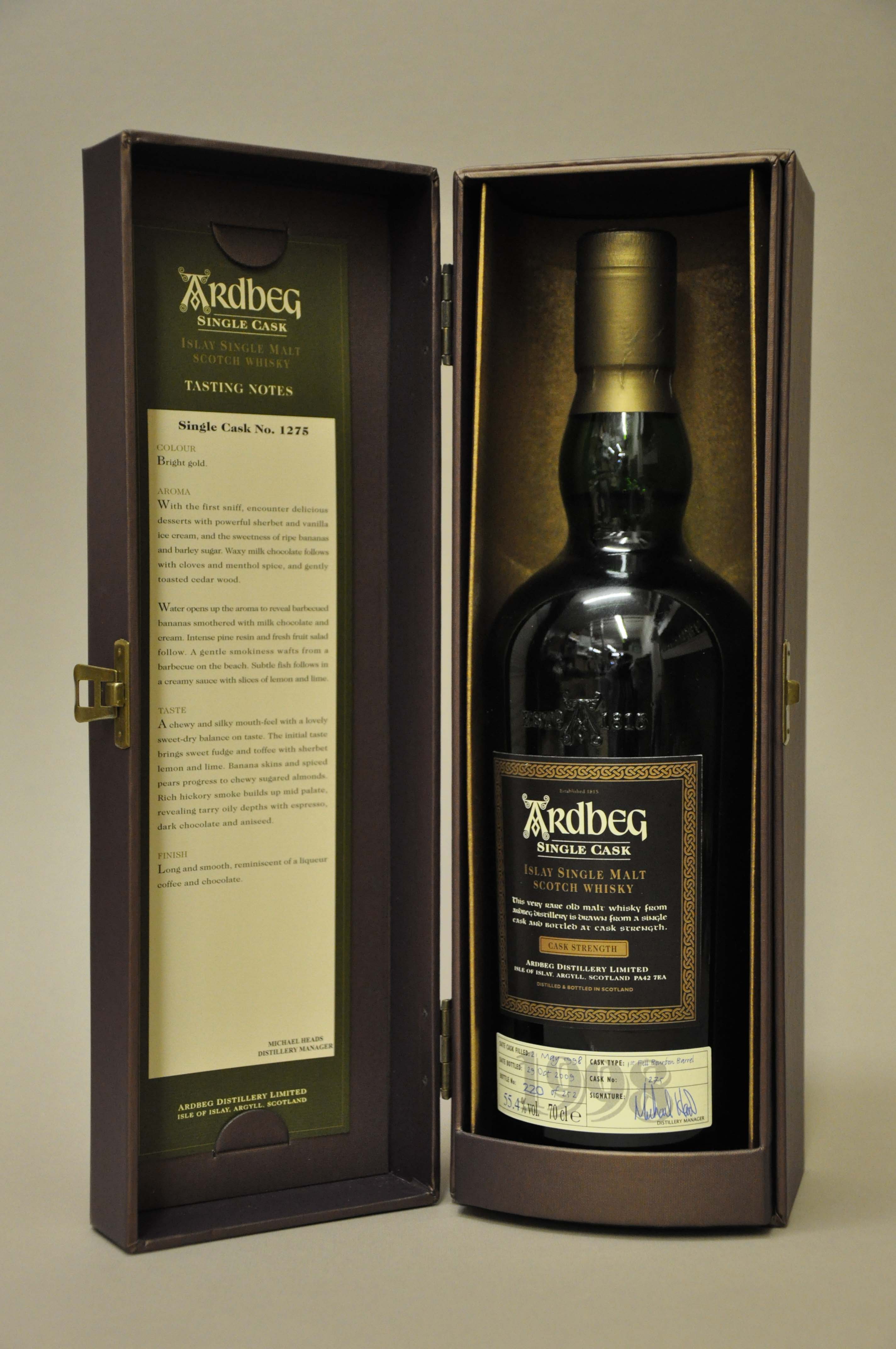 Ardbeg 1998-2009 - Single Cask 1275