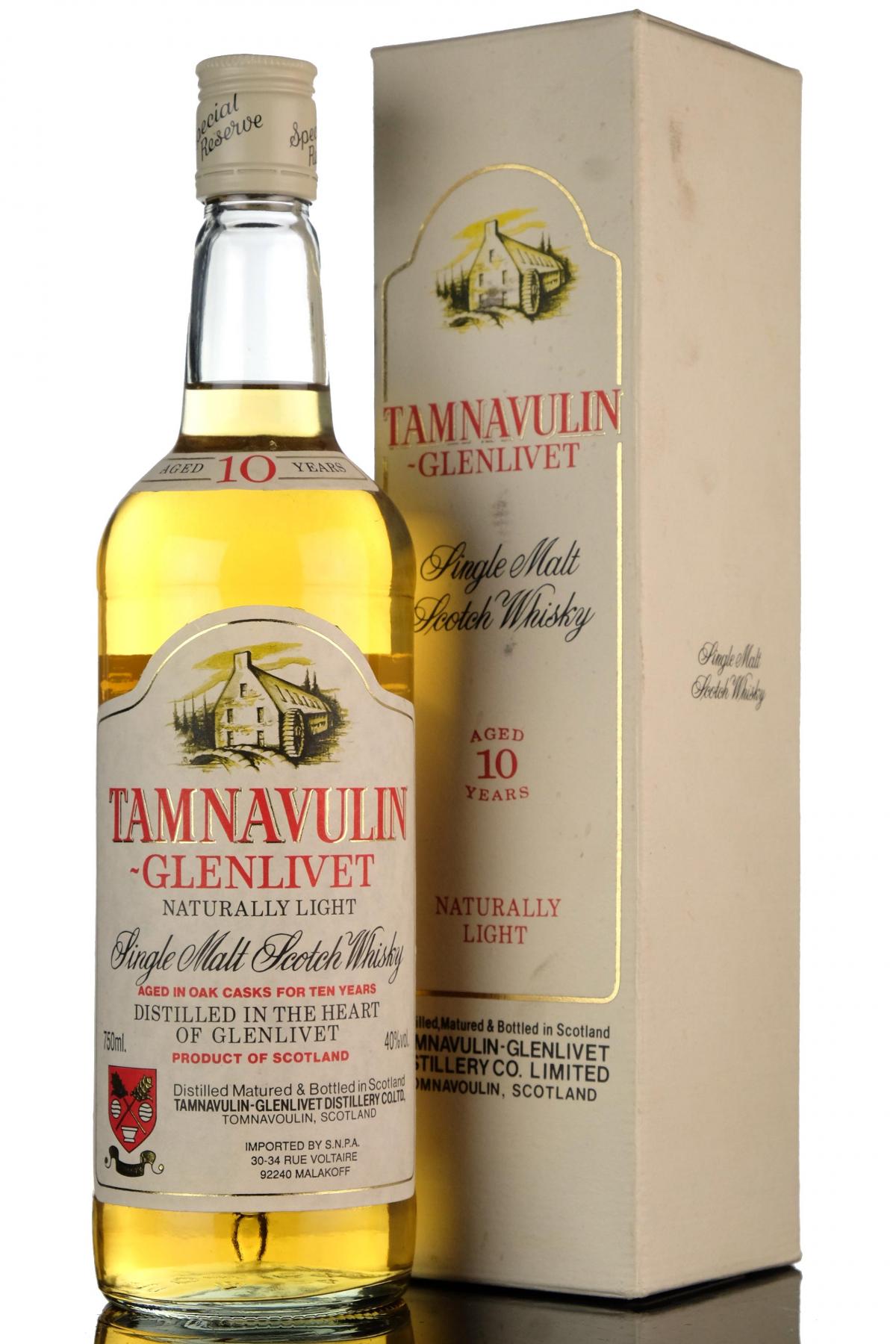 Tamnavulin-Glenlivet 10 Year Old - 1980s