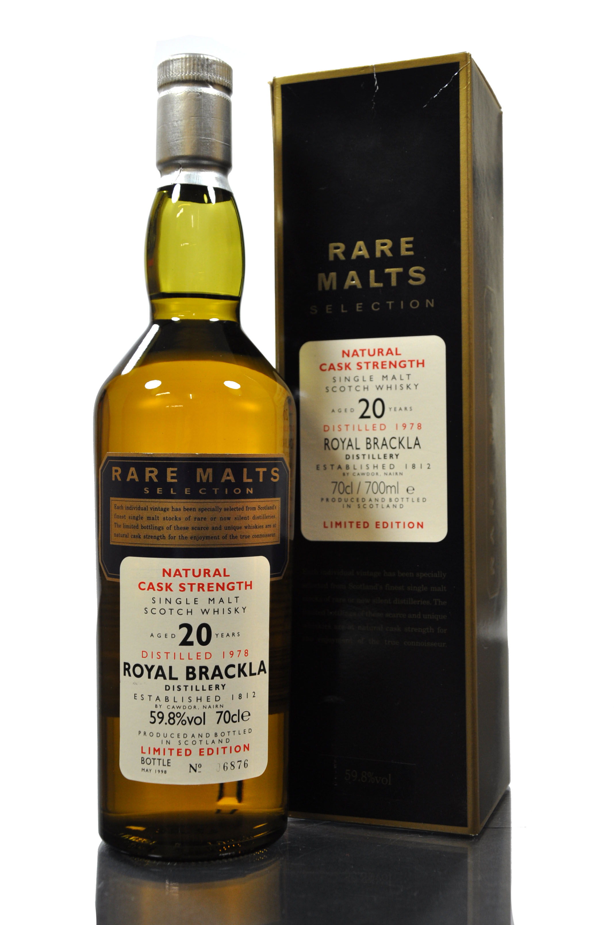 Royal Brackla 1978-1998 - 20 Year Old - Rare Malts 59.8%