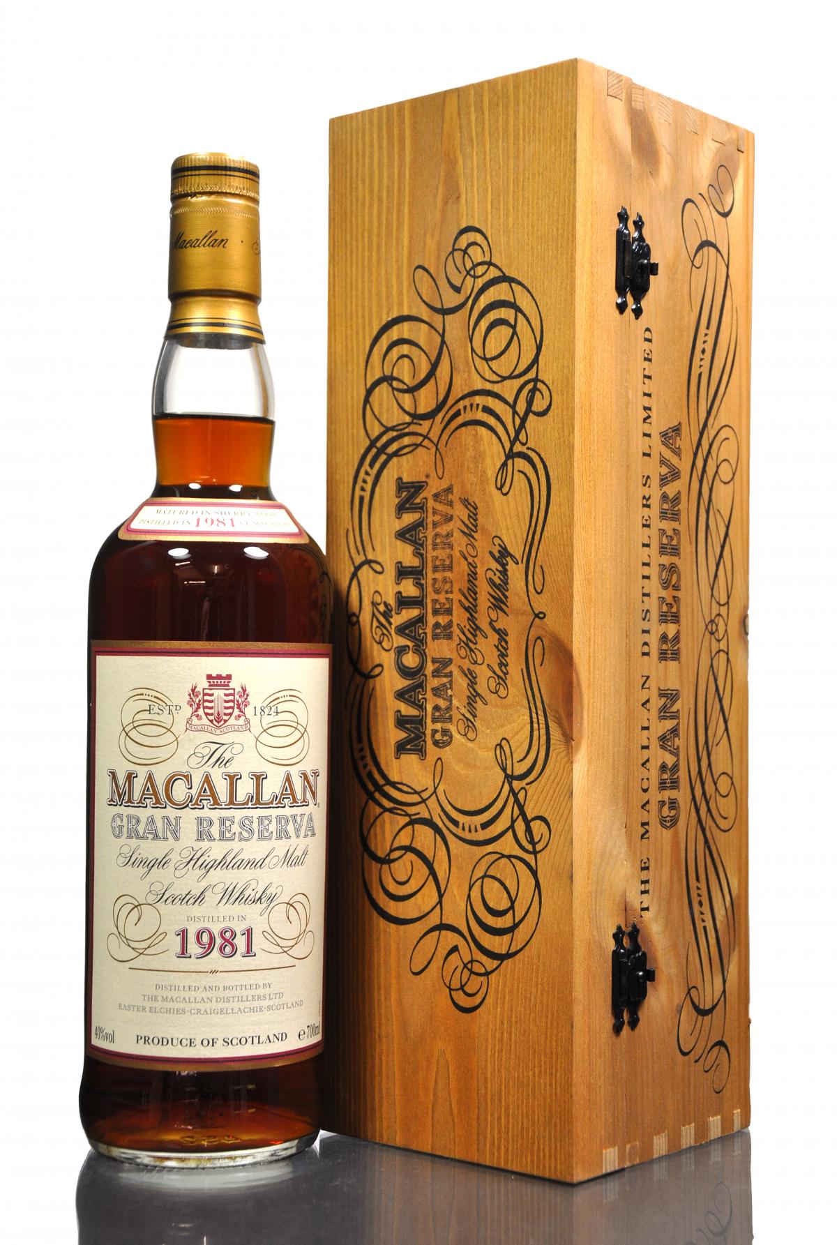 Macallan 1981 - Gran Reserva