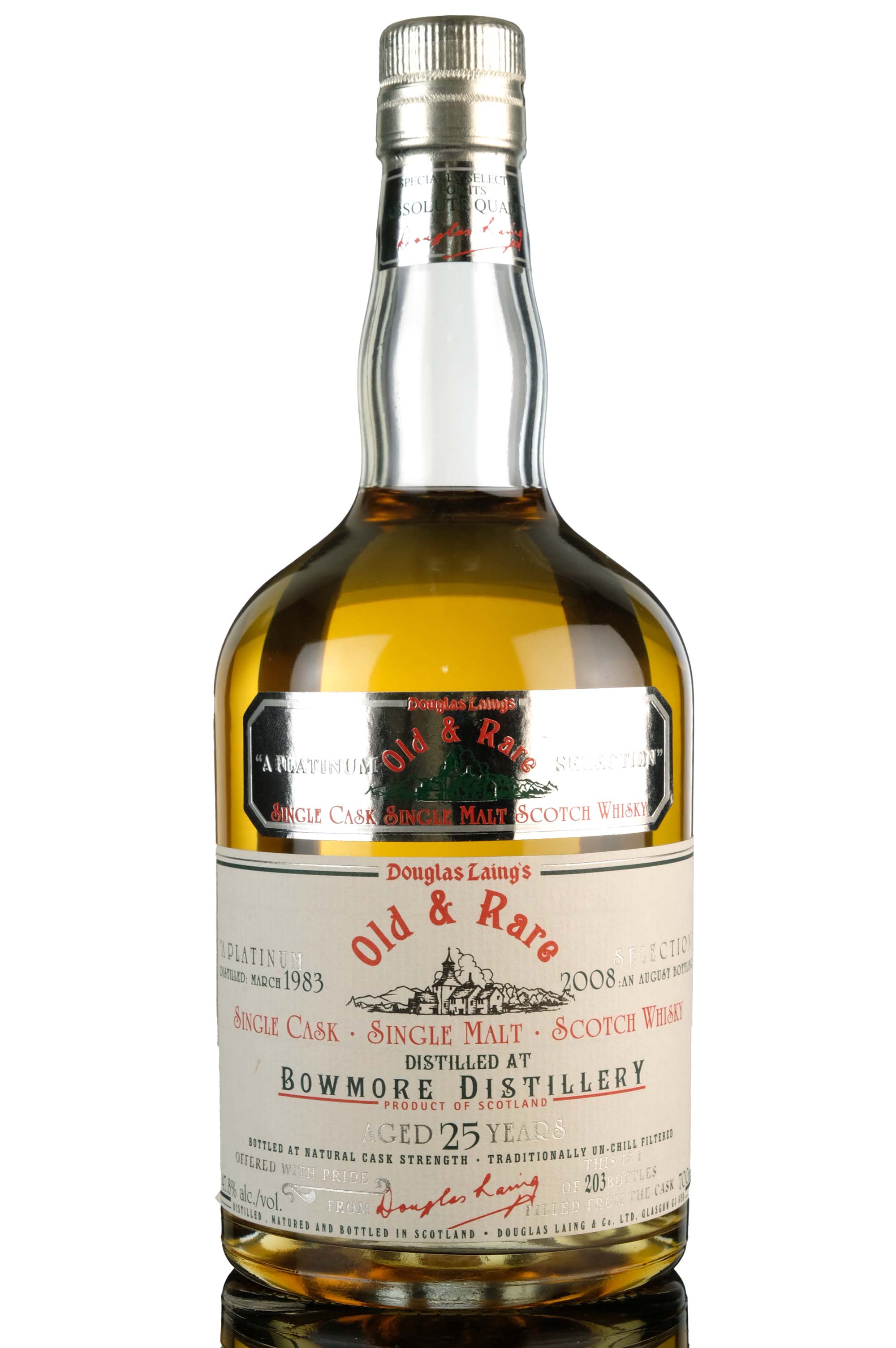 Bowmore 1983-2008 - 25 Year Old - Douglas Laing - Old & Rare Platinum Selection - Single C