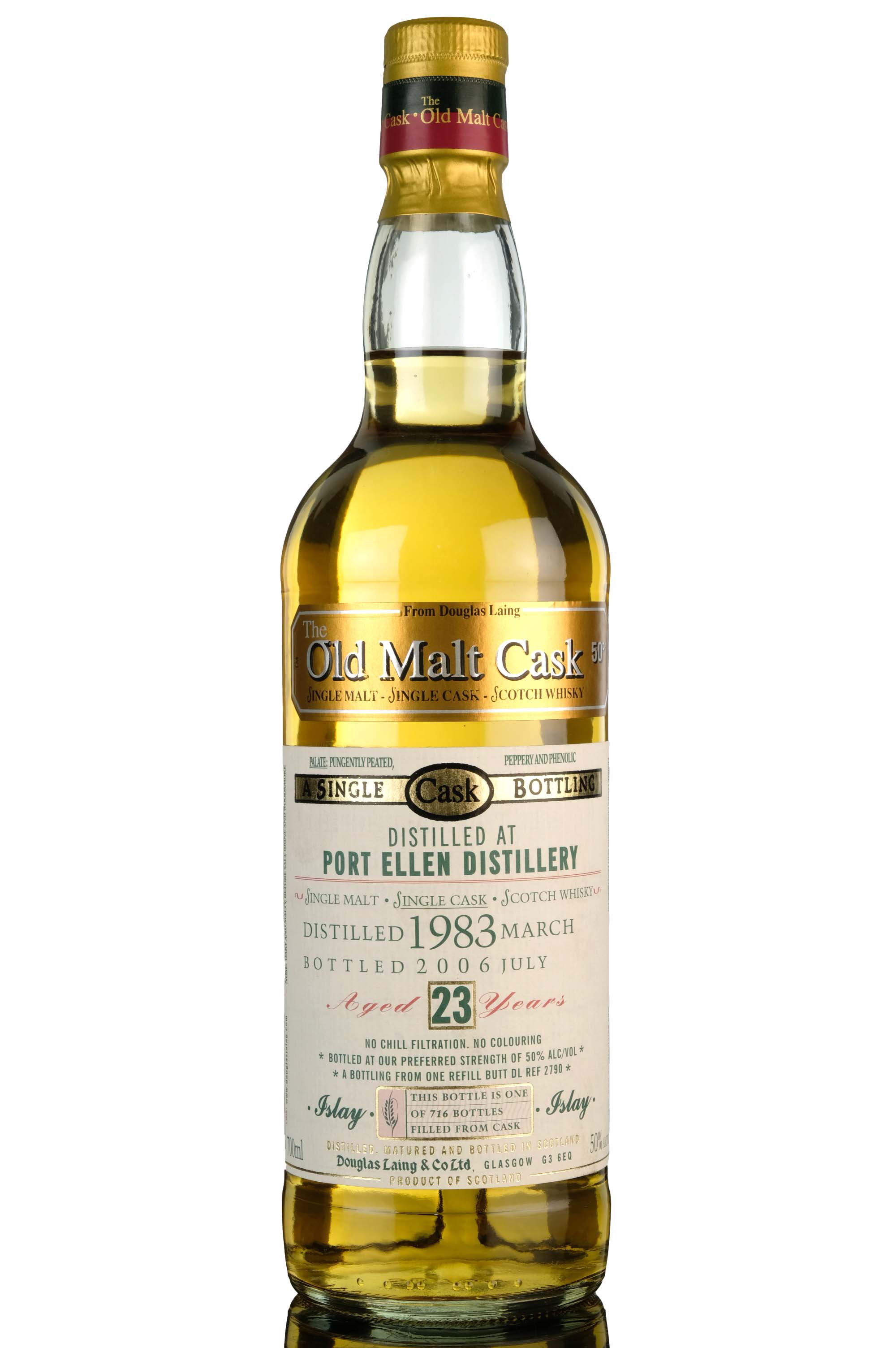 Port Ellen 1983-2006 - 23 Year Old - Douglas Laing - Old Malt Cask - Single Cask 2790
