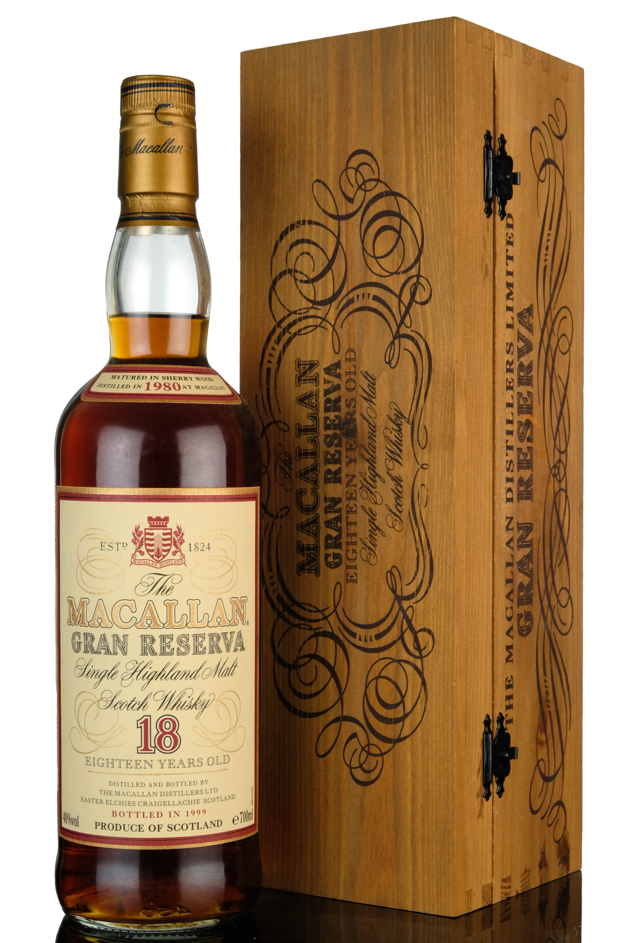 Macallan 1980-1999 - 18 Year Old - Gran Reserva - Sherry Cask