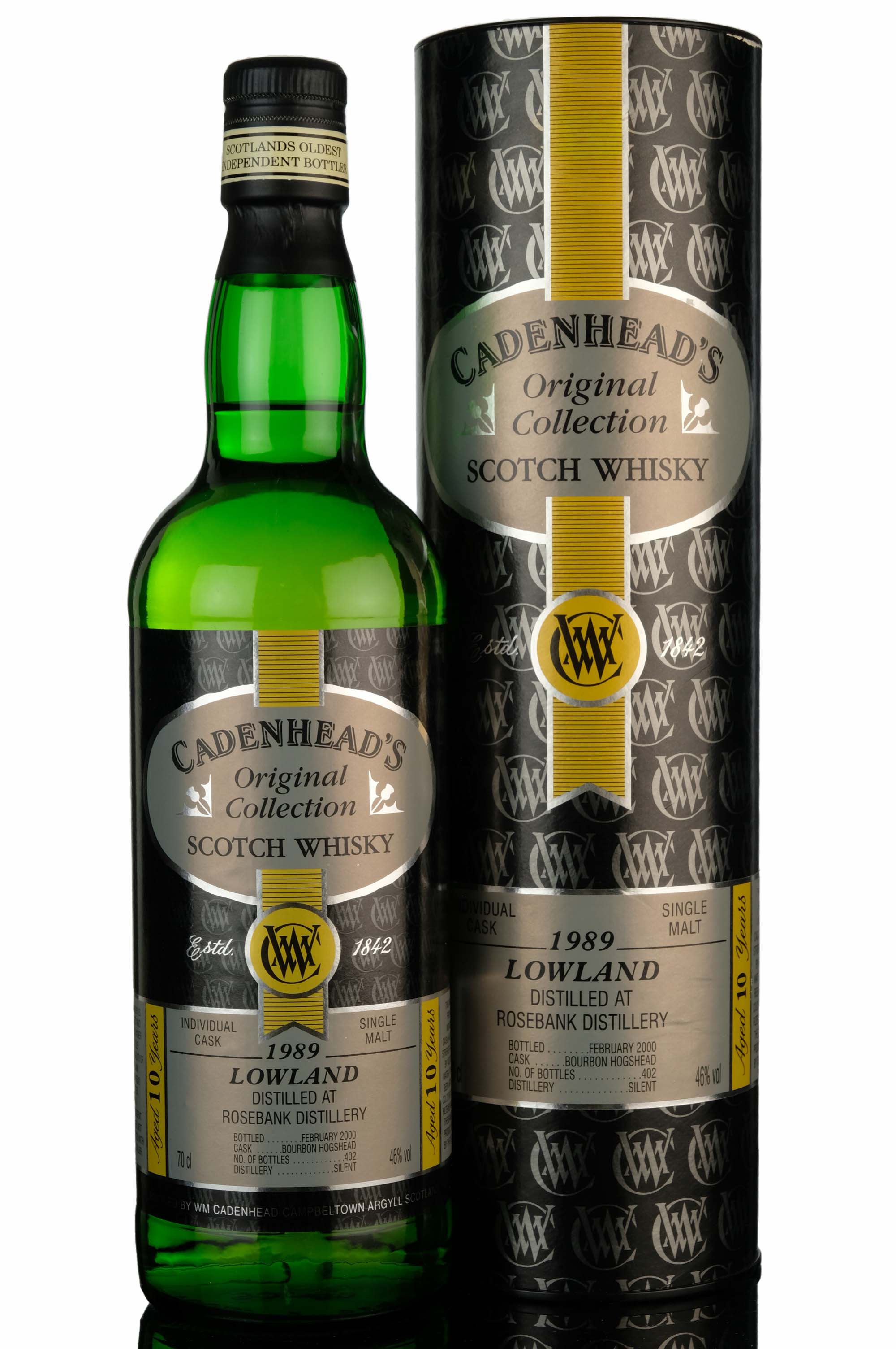 Rosebank 1989-2000 - 10 Year Old - Cadenheads Original Collection - Single Cask