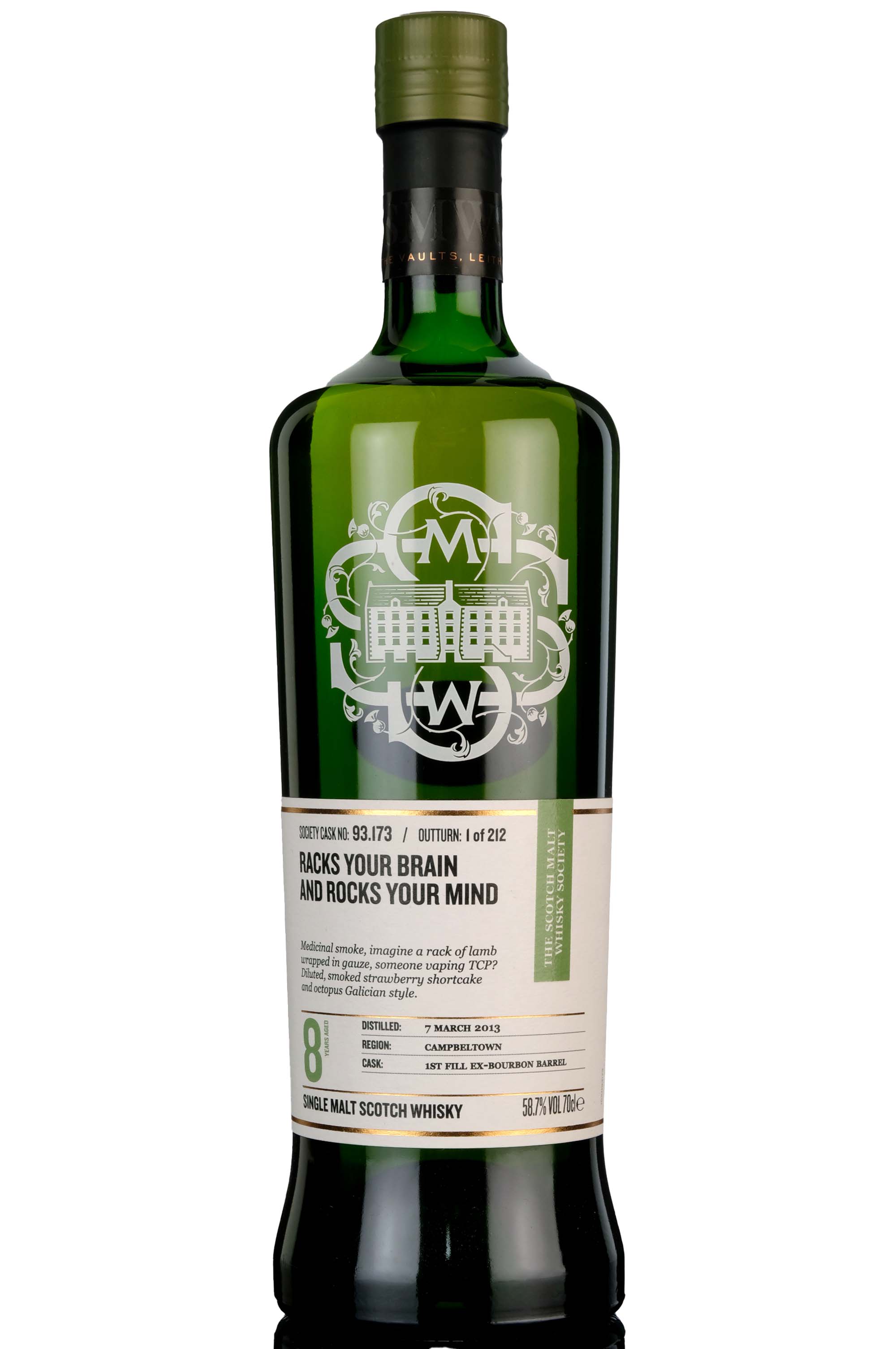 Glen Scotia 2013-2021 - 8 Year Old - SMWS 93.173 - Racks Your Brain & Rocks Your Mind
